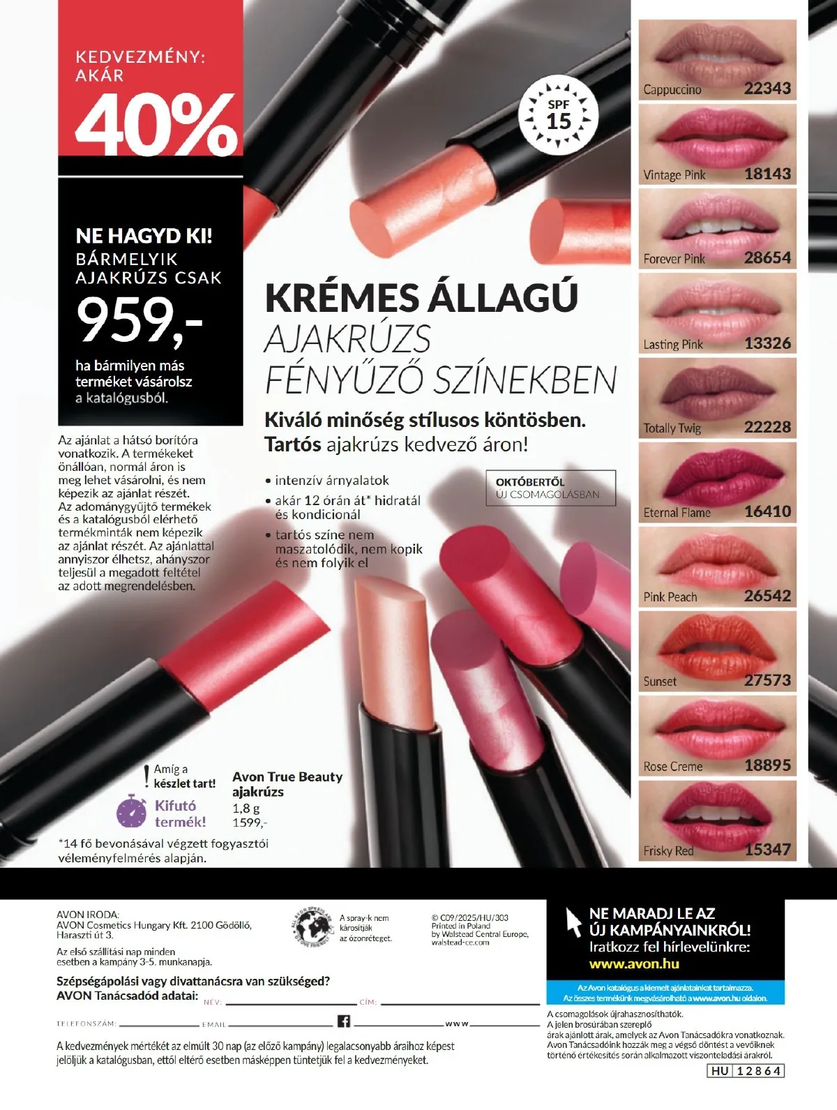 Avon akciós újság 09.01–09.30 – 216. oldal