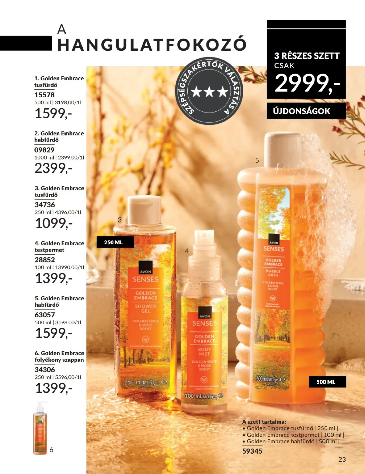 Avon akciós újság 09.01–09.30 – 23. oldal