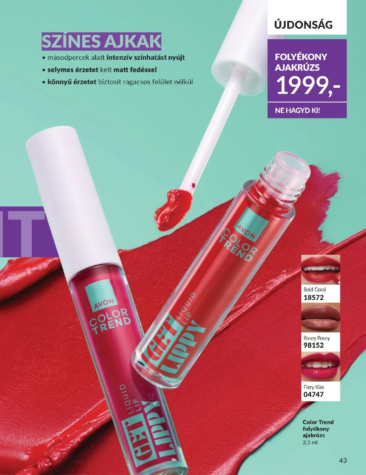 Avon akciós újság 09.01–09.30 – 43. oldal