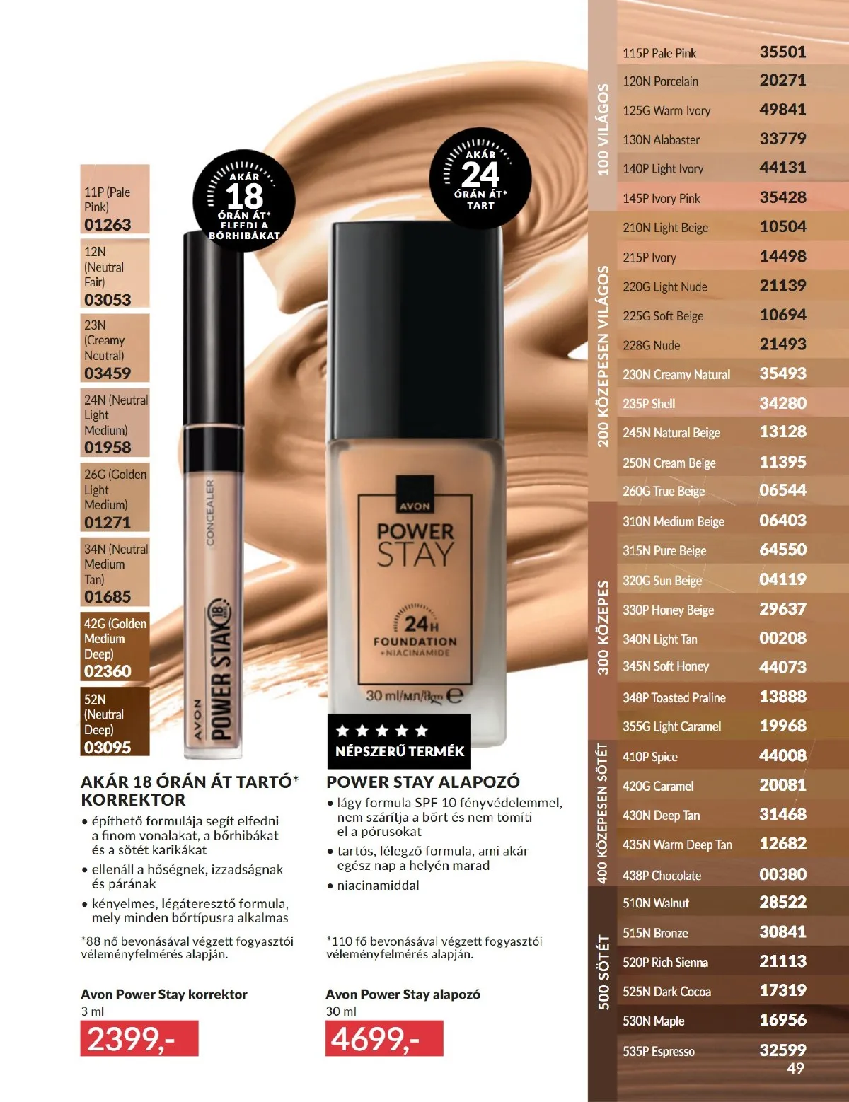 Avon akciós újság 09.01–09.30 – 49. oldal