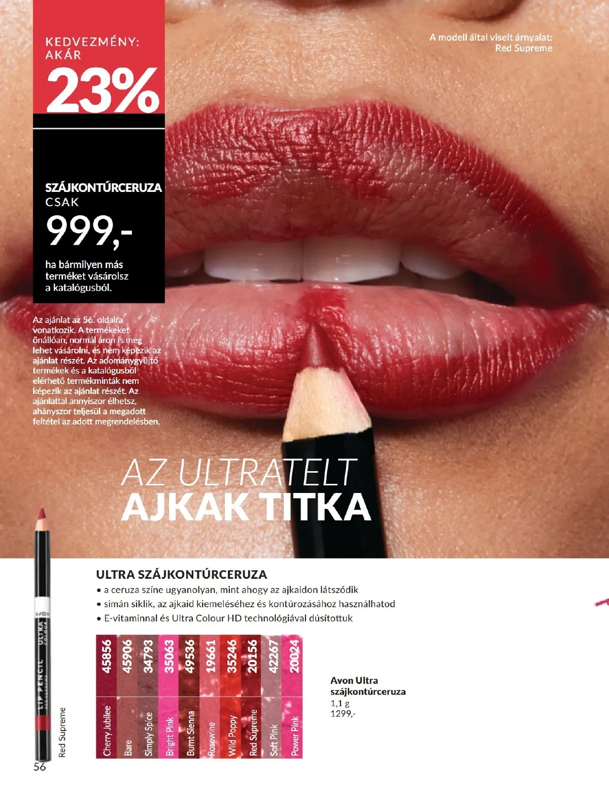 Avon akciós újság 09.01–09.30 – 56. oldal