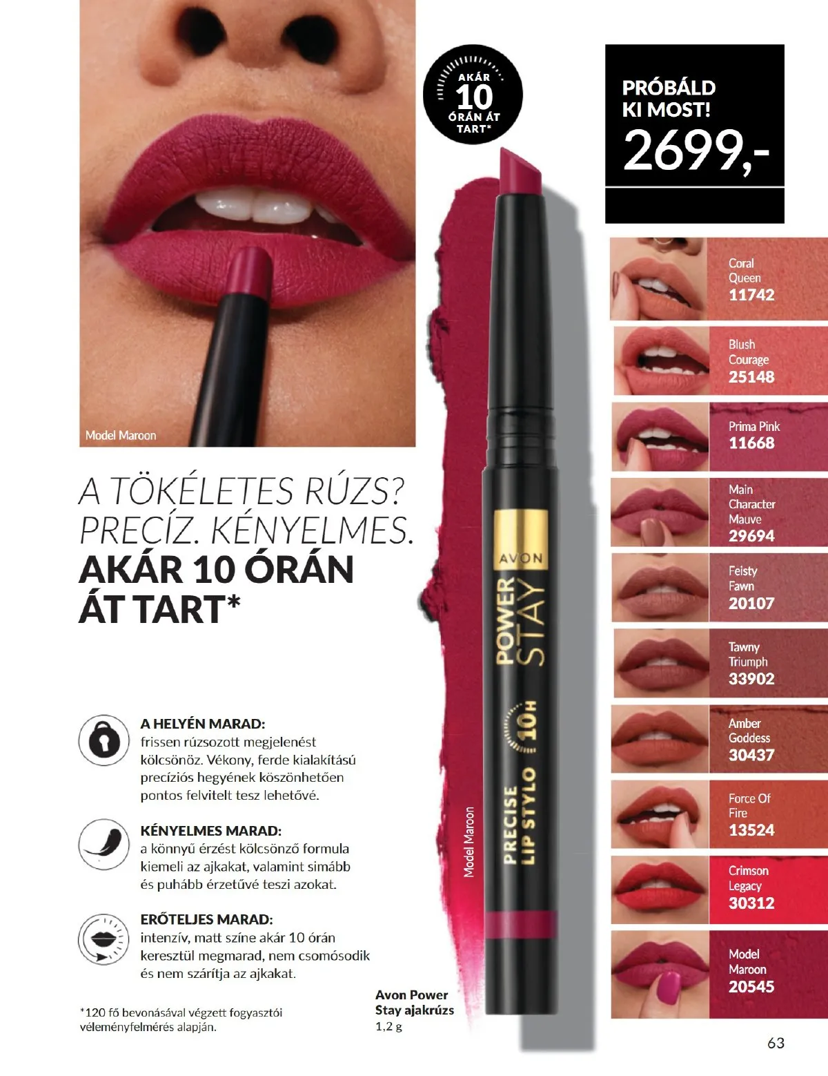 Avon akciós újság 09.01–09.30 – 63. oldal