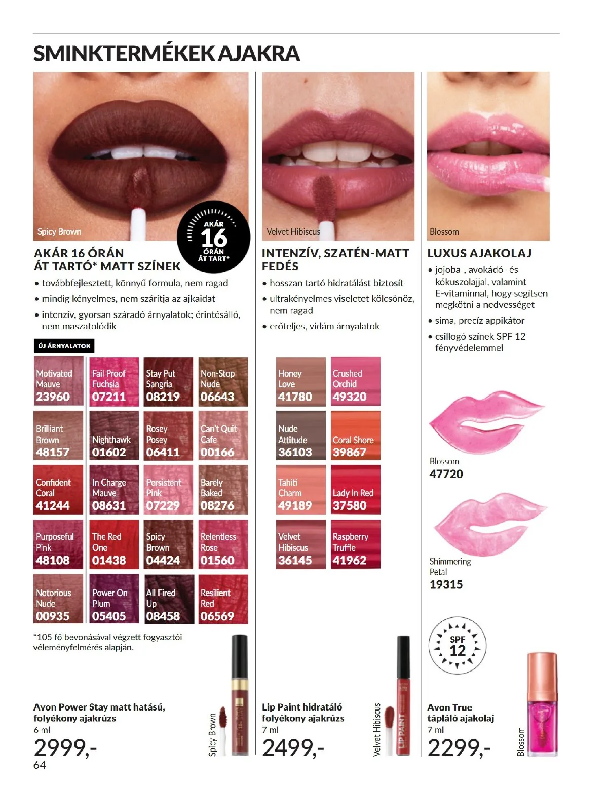 Avon akciós újság 09.01–09.30 – 64. oldal