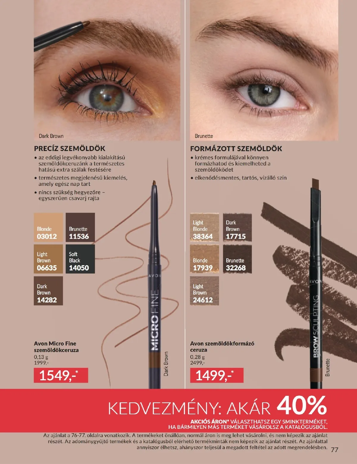Avon akciós újság 09.01–09.30 – 77. oldal