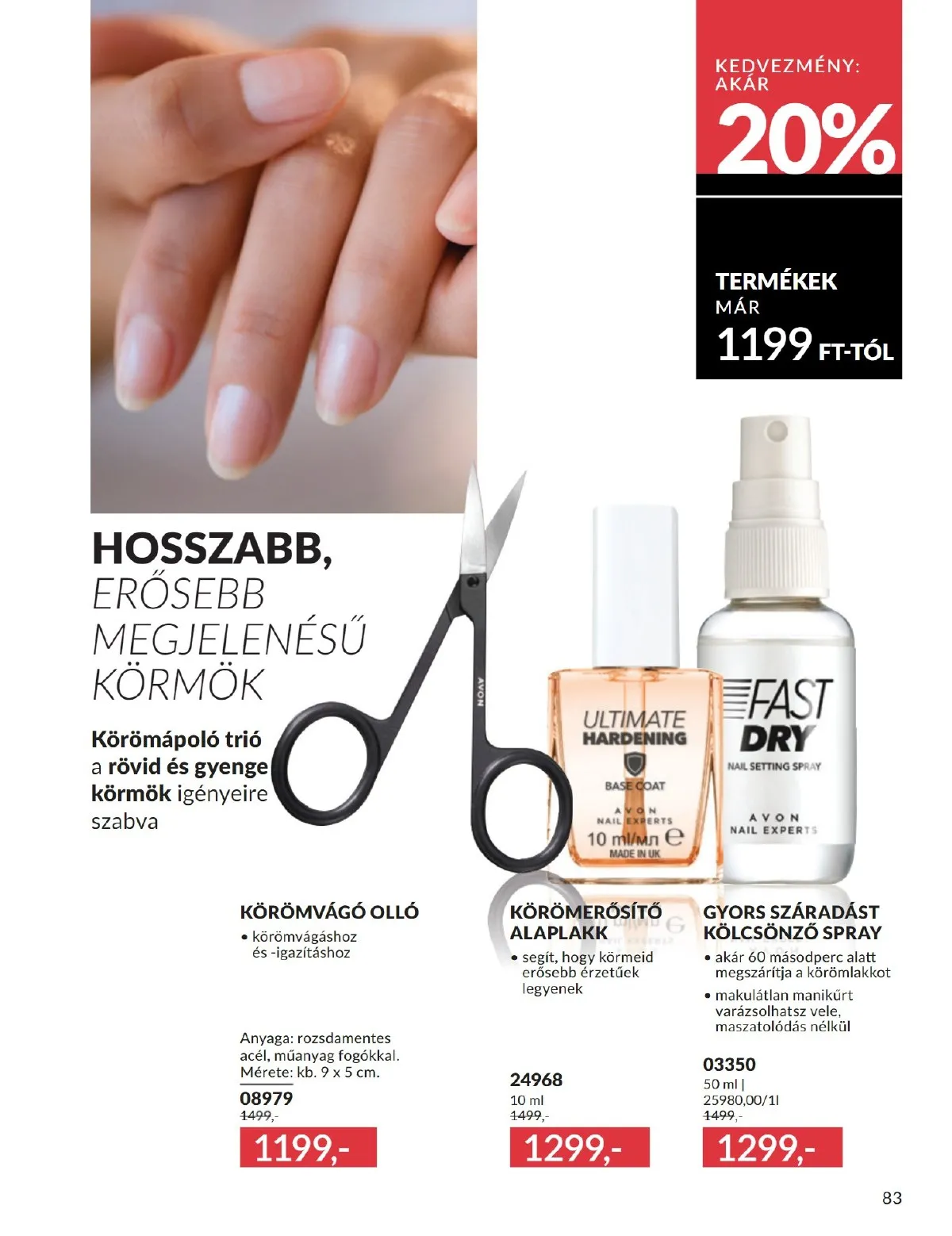 Avon akciós újság 09.01–09.30 – 83. oldal