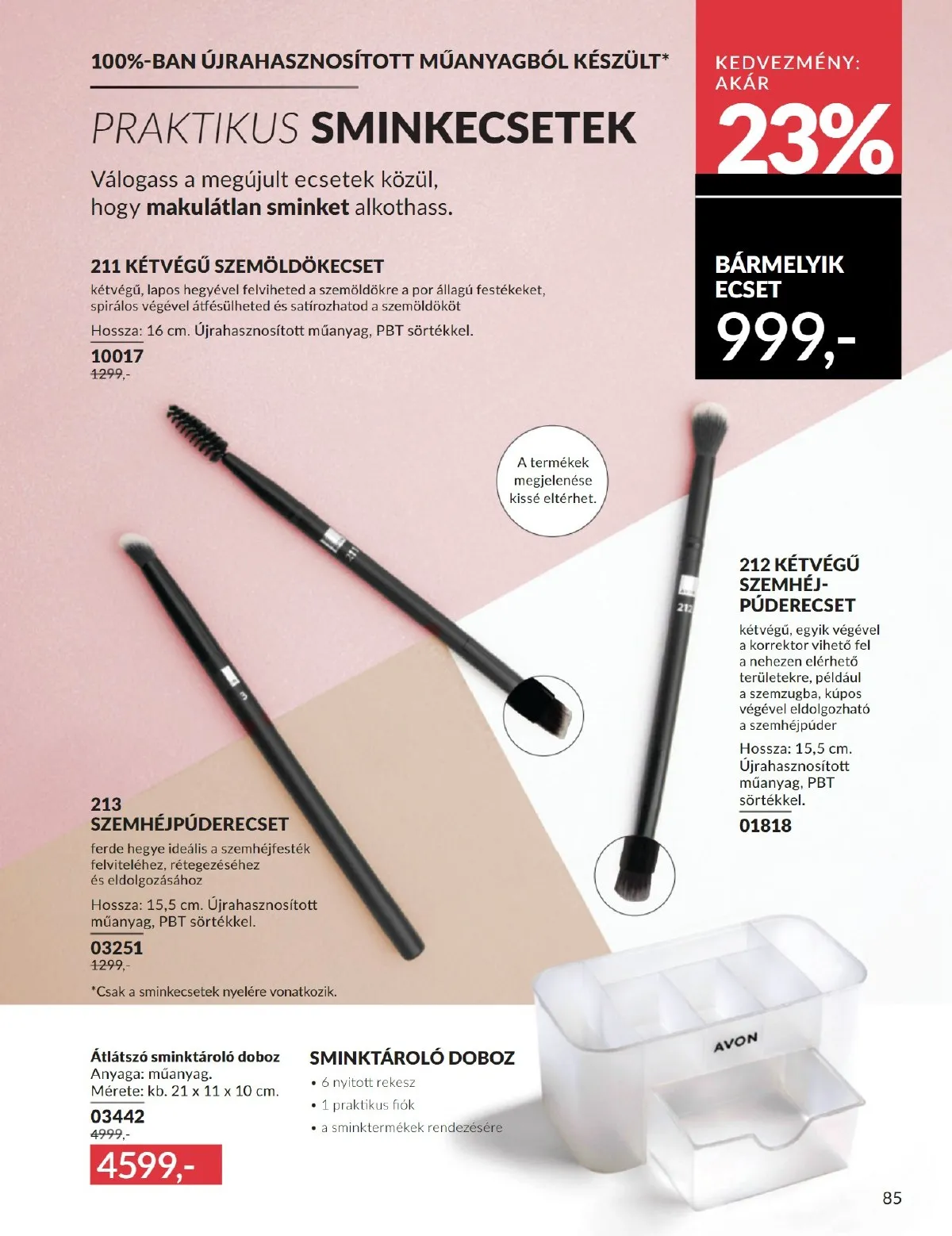 Avon akciós újság 09.01–09.30 – 85. oldal