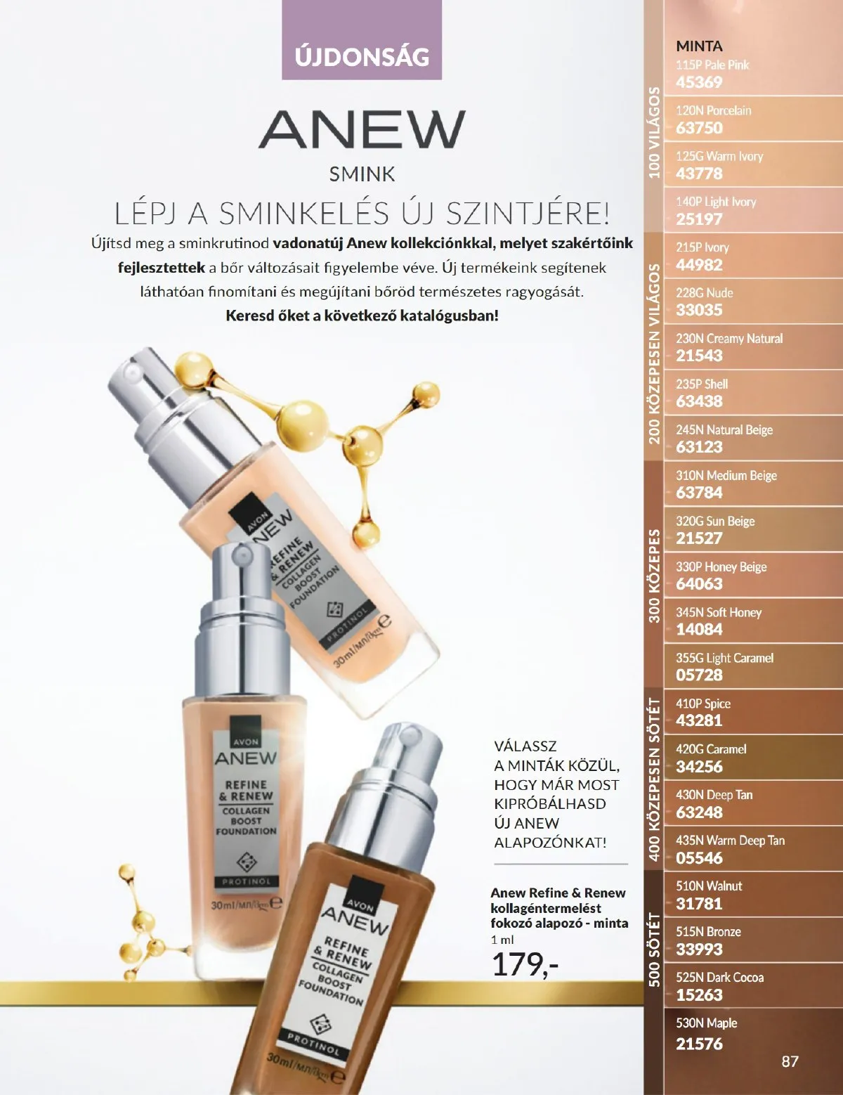 Avon akciós újság 09.01–09.30 – 87. oldal