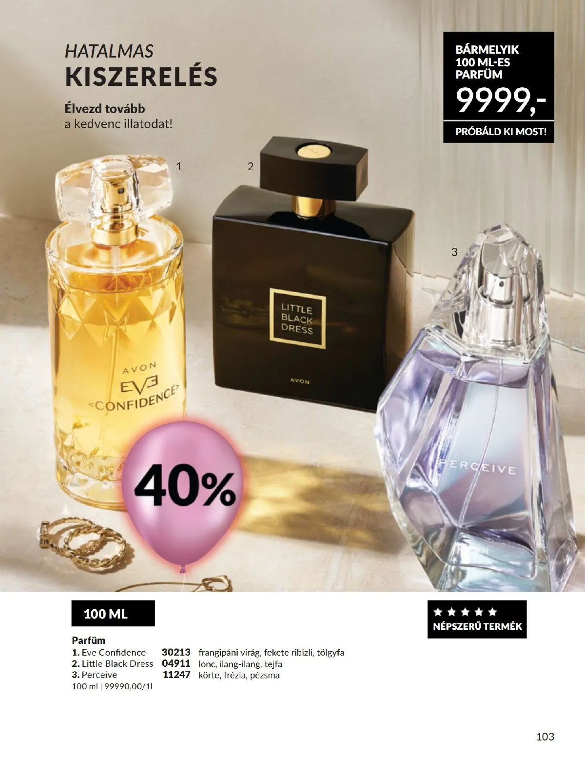 Avon akciós újság 10.01–10.31 – 103. oldal