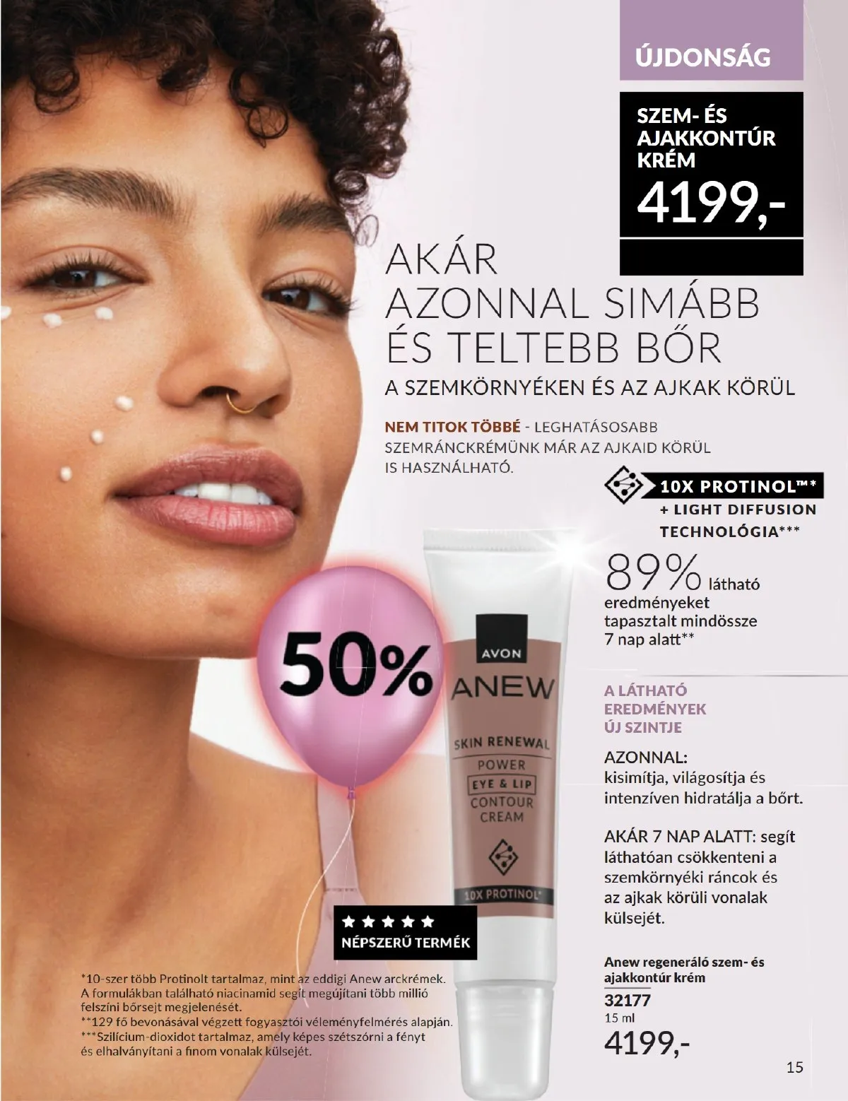 Avon akciós újság 10.01–10.31 – 15. oldal