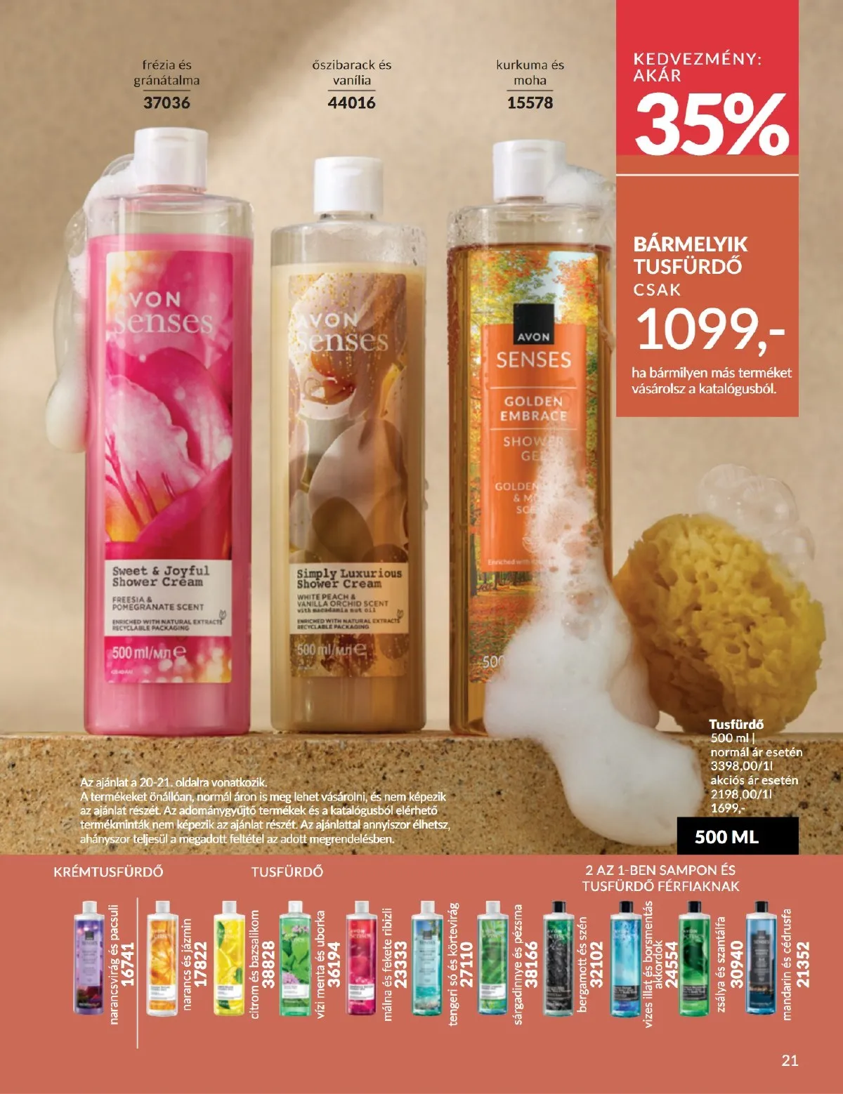 Avon akciós újság 10.01–10.31 – 21. oldal