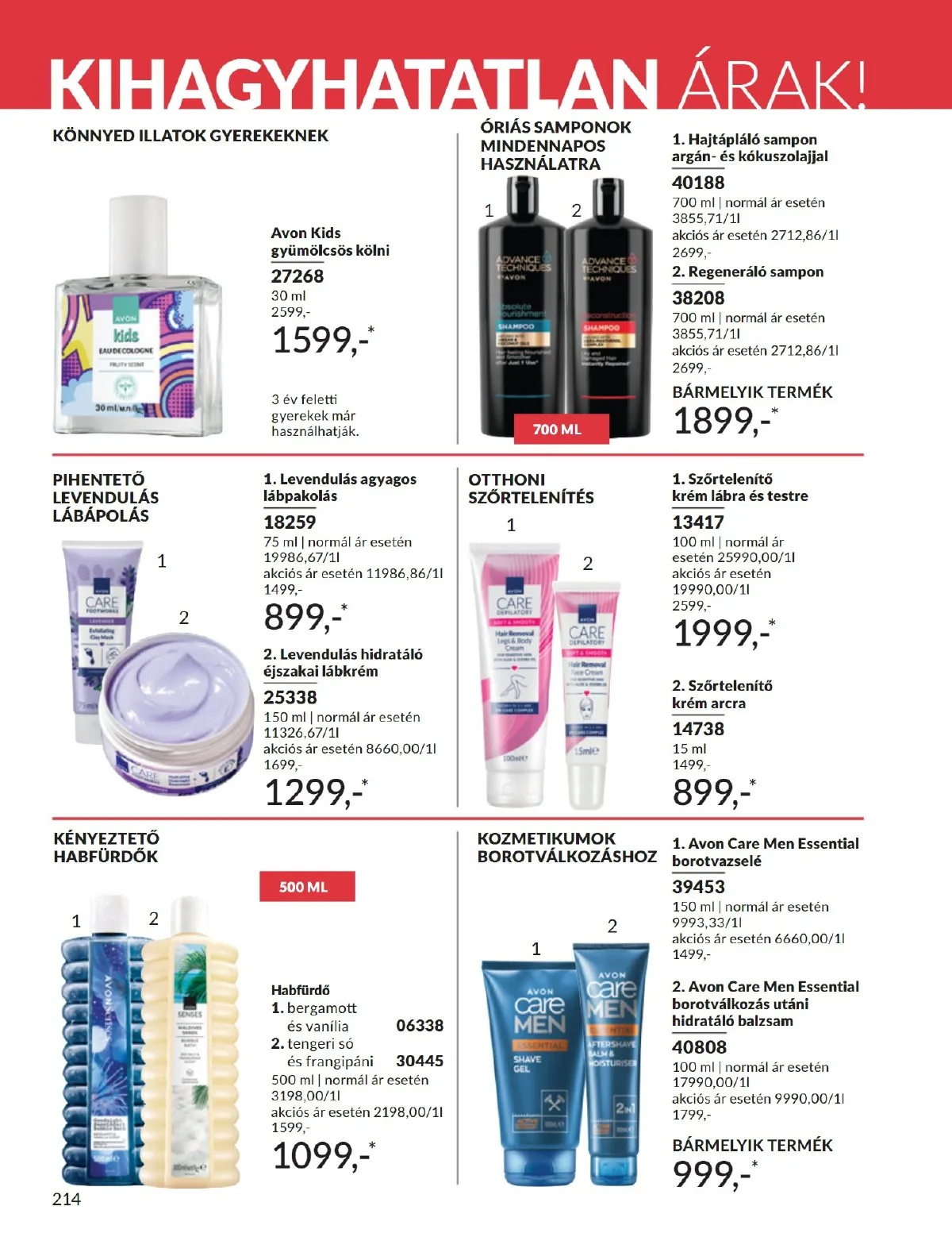Avon akciós újság 10.01–10.31 – 214. oldal