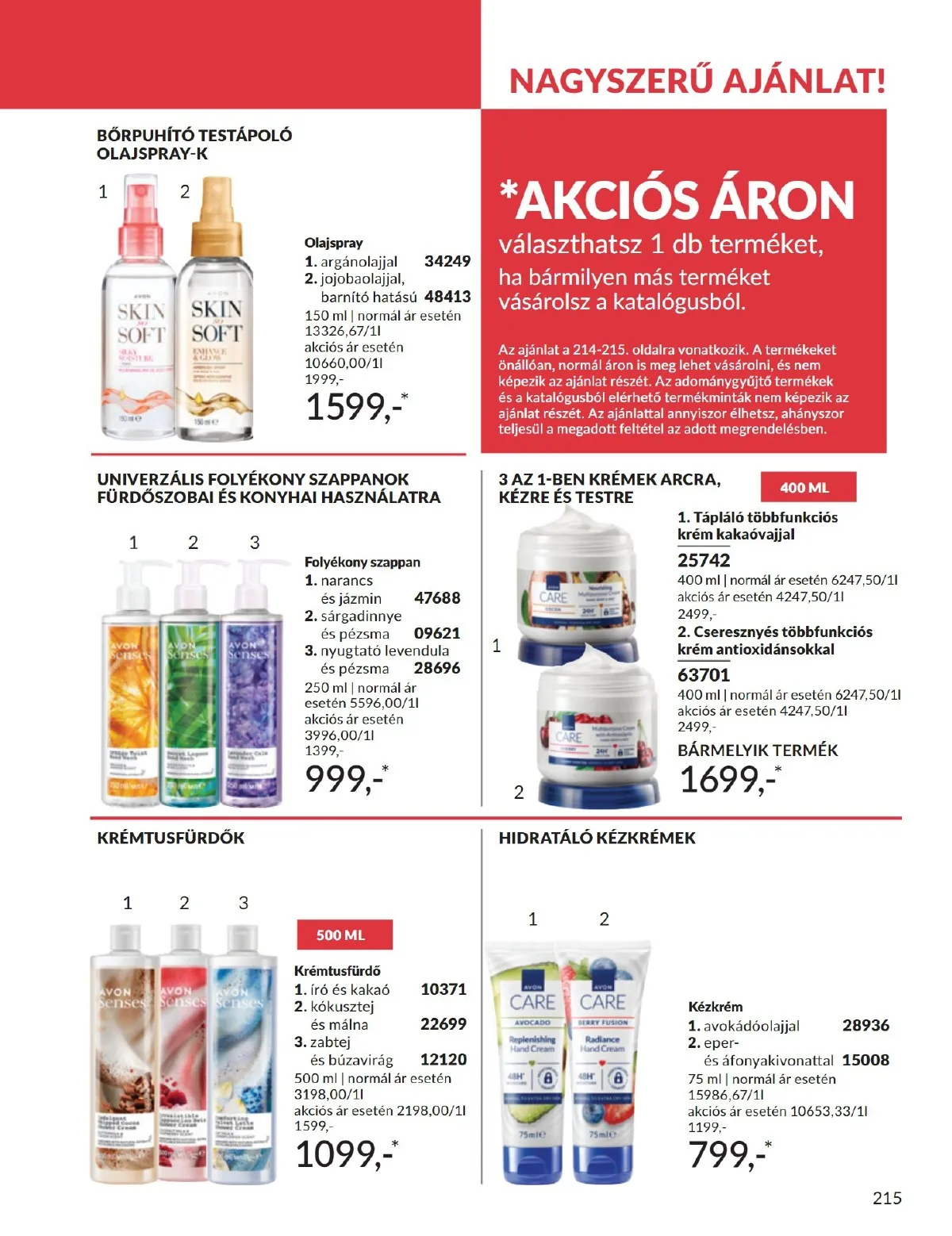 Avon akciós újság 10.01–10.31 – 215. oldal