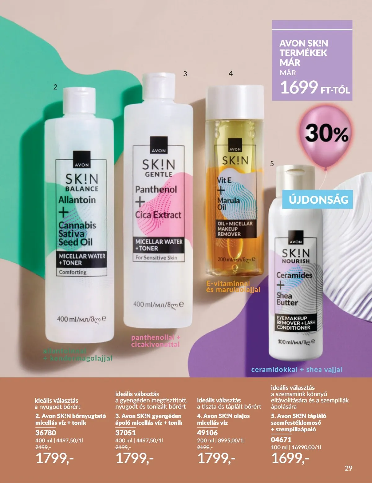 Avon akciós újság 10.01–10.31 – 29. oldal