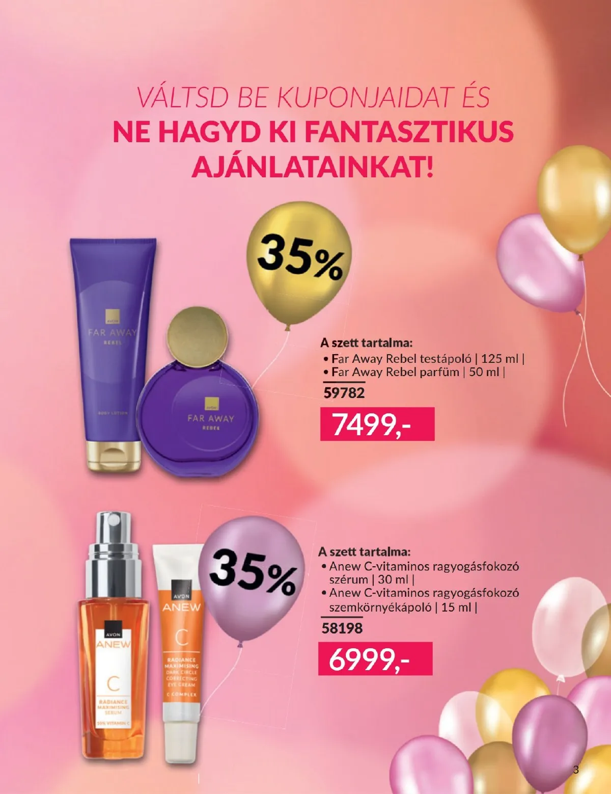 Avon akciós újság 10.01–10.31 – 3. oldal
