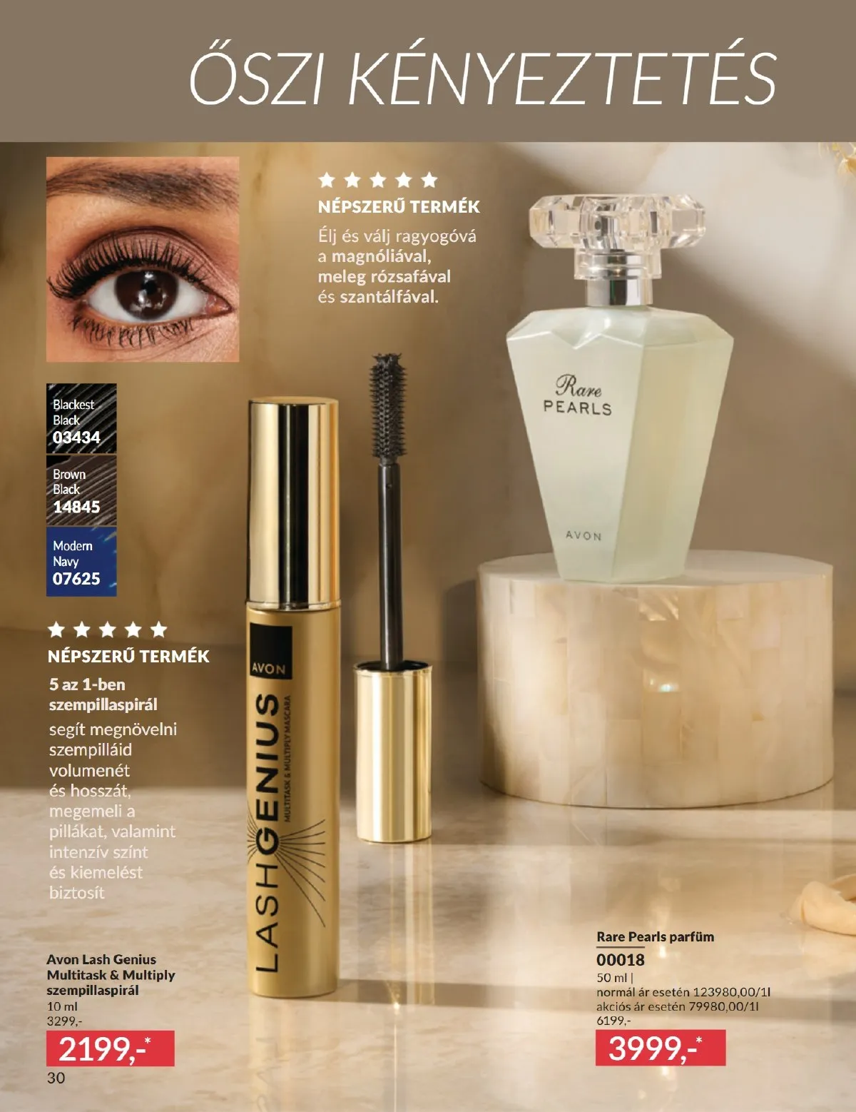 Avon akciós újság 10.01–10.31 – 30. oldal