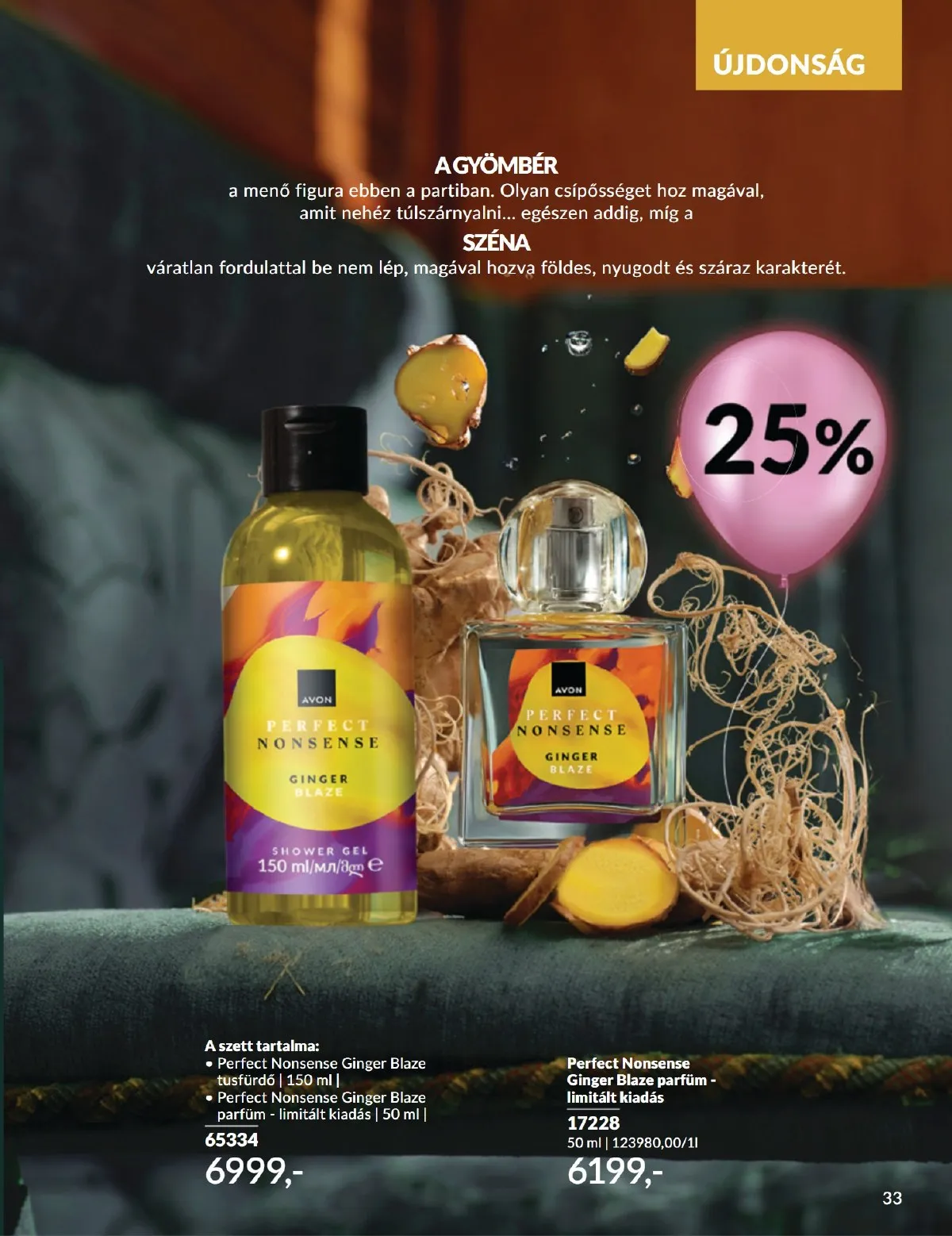 Avon akciós újság 10.01–10.31 – 33. oldal