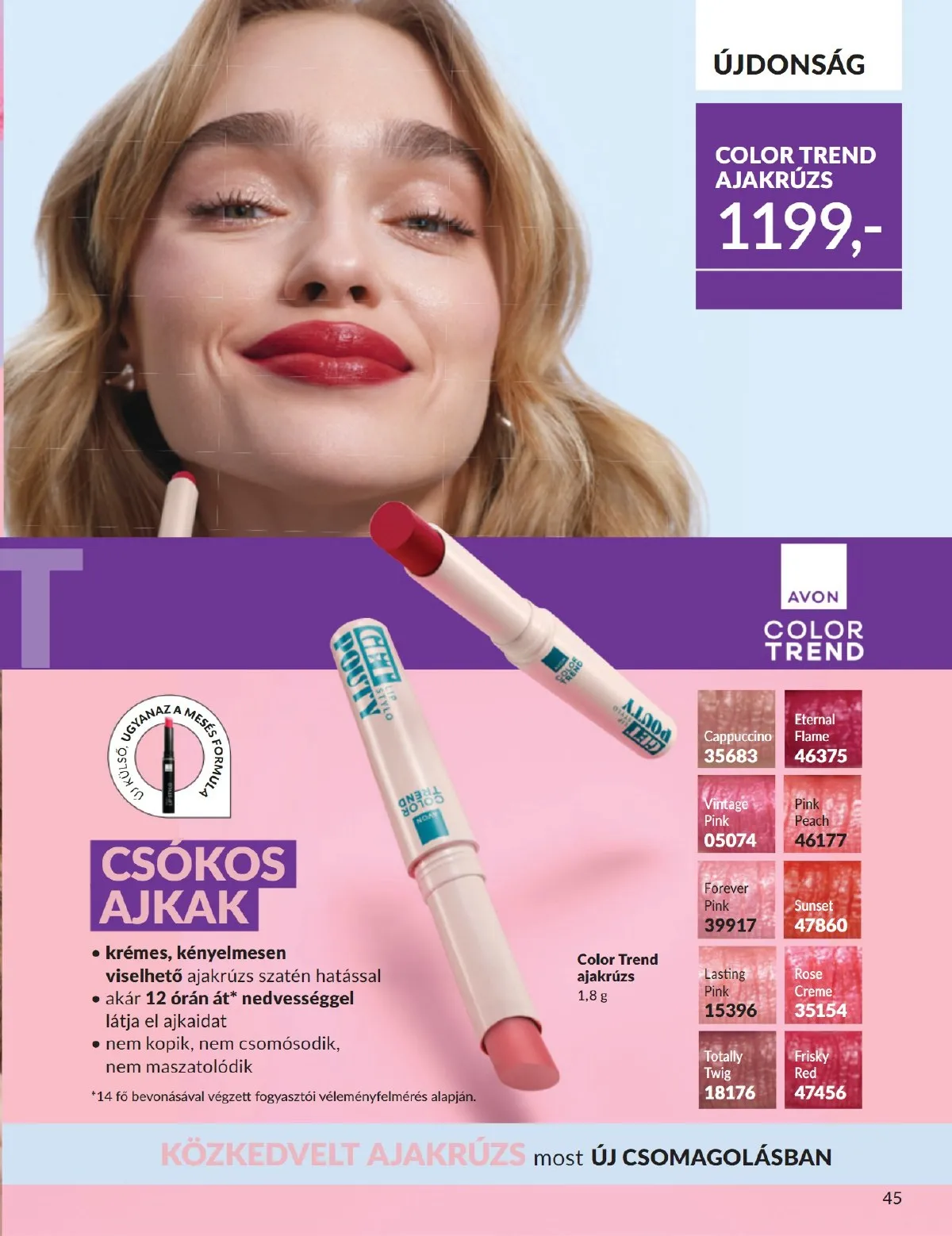 Avon akciós újság 10.01–10.31 – 45. oldal