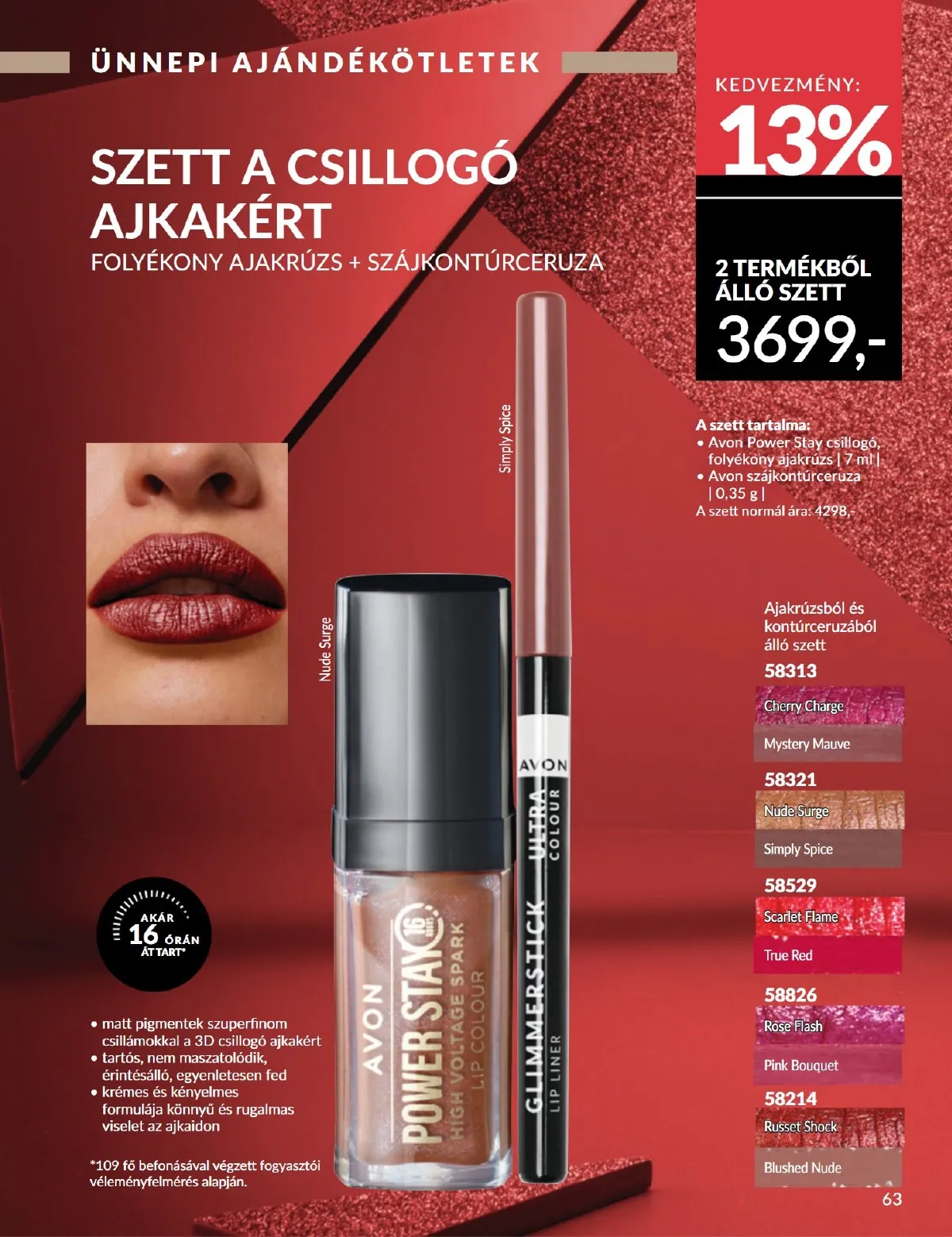 Avon akciós újság 10.01–10.31 – 63. oldal