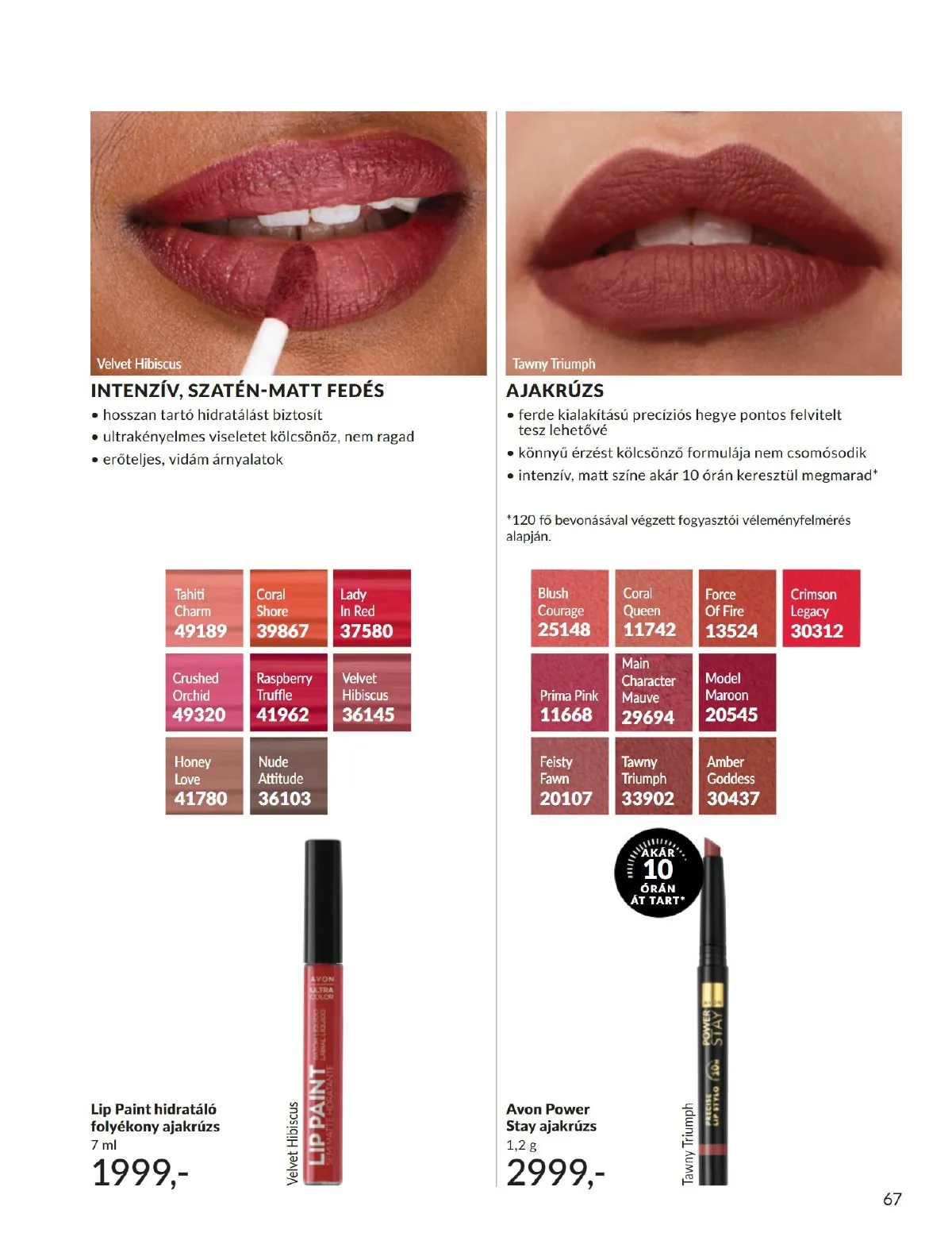 Avon akciós újság 10.01–10.31 – 67. oldal
