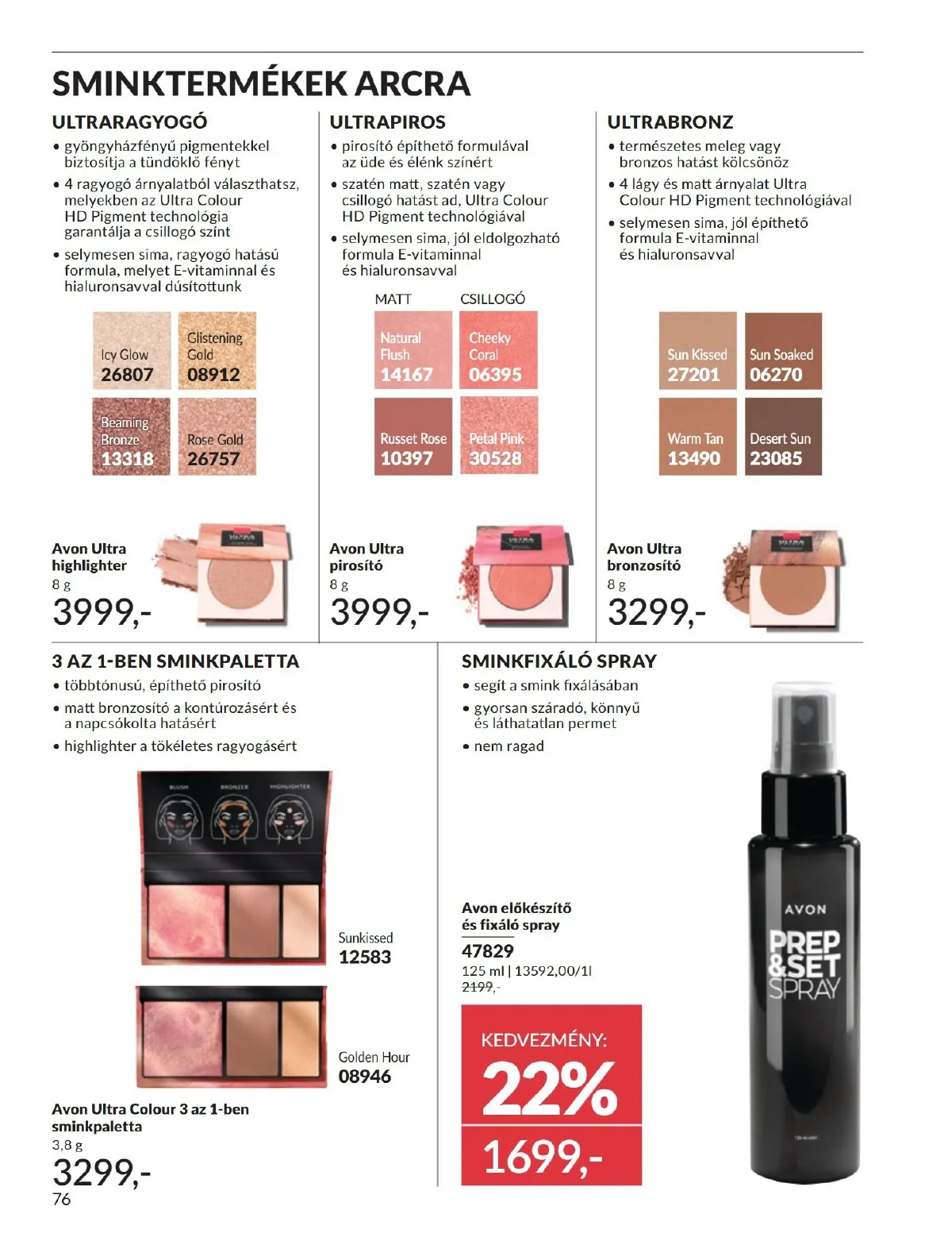 Avon akciós újság 10.01–10.31 – 76. oldal