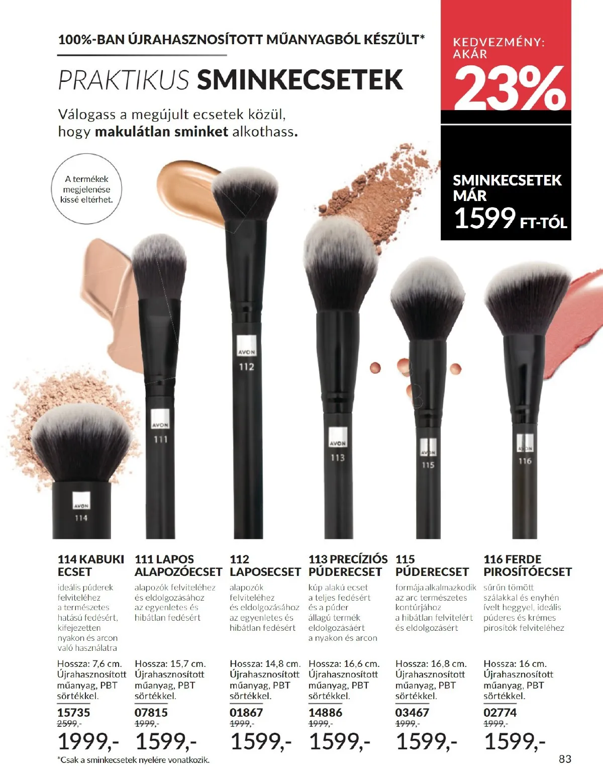 Avon akciós újság 10.01–10.31 – 83. oldal