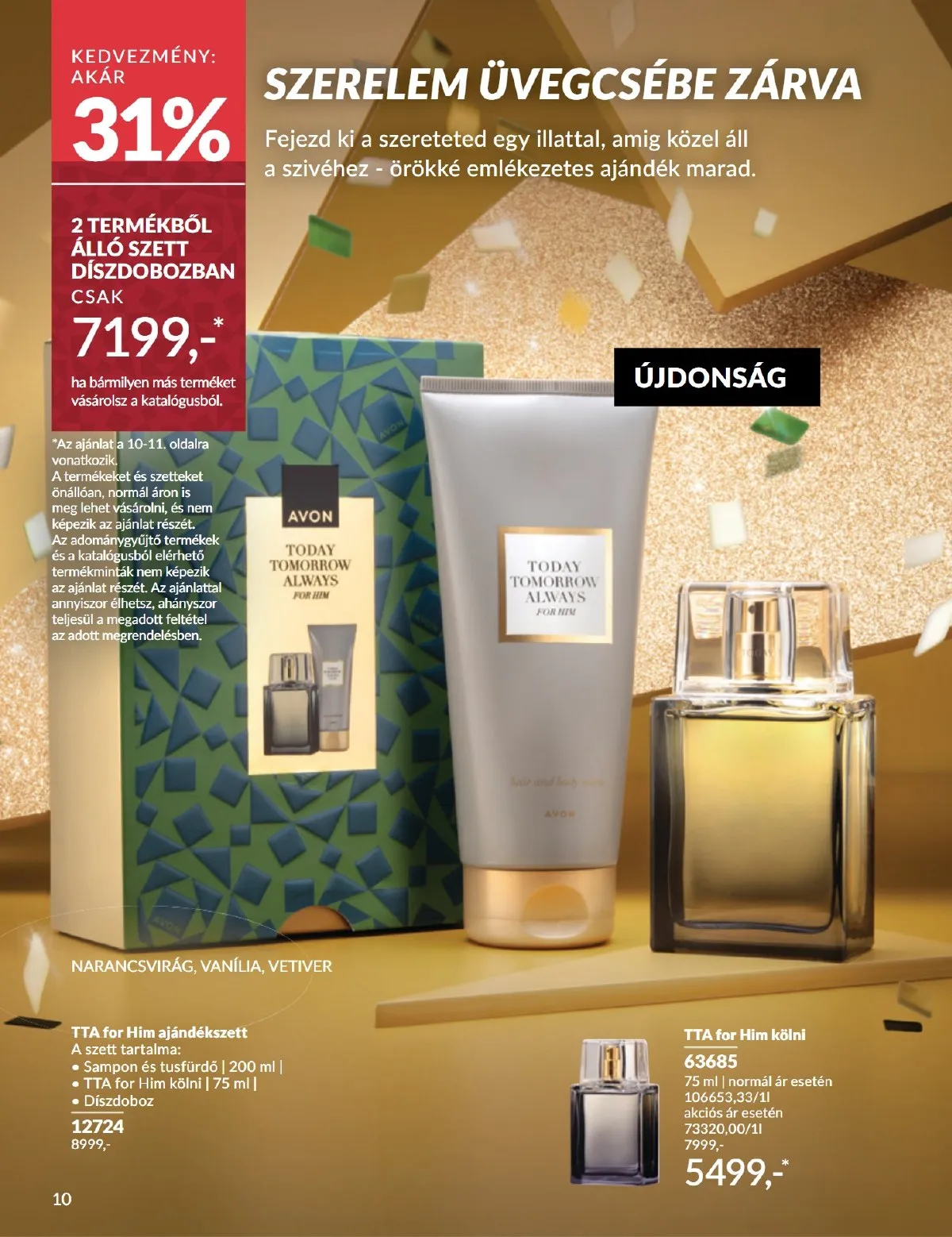 Avon akciós újság 11.01–11.30 – 10. oldal