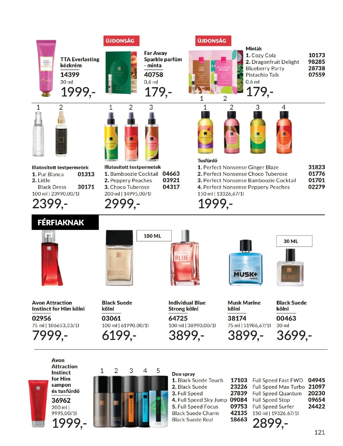 Avon akciós újság 11.01–11.30 – 121. oldal