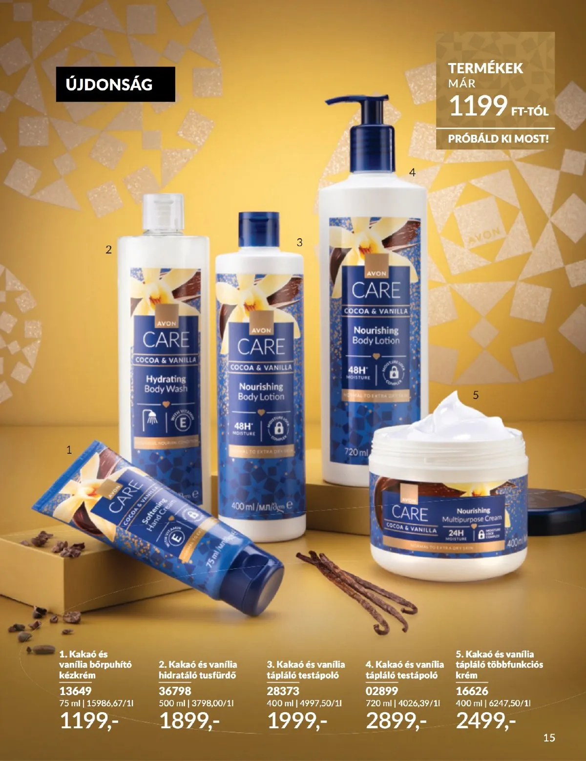 Avon akciós újság 11.01–11.30 – 15. oldal