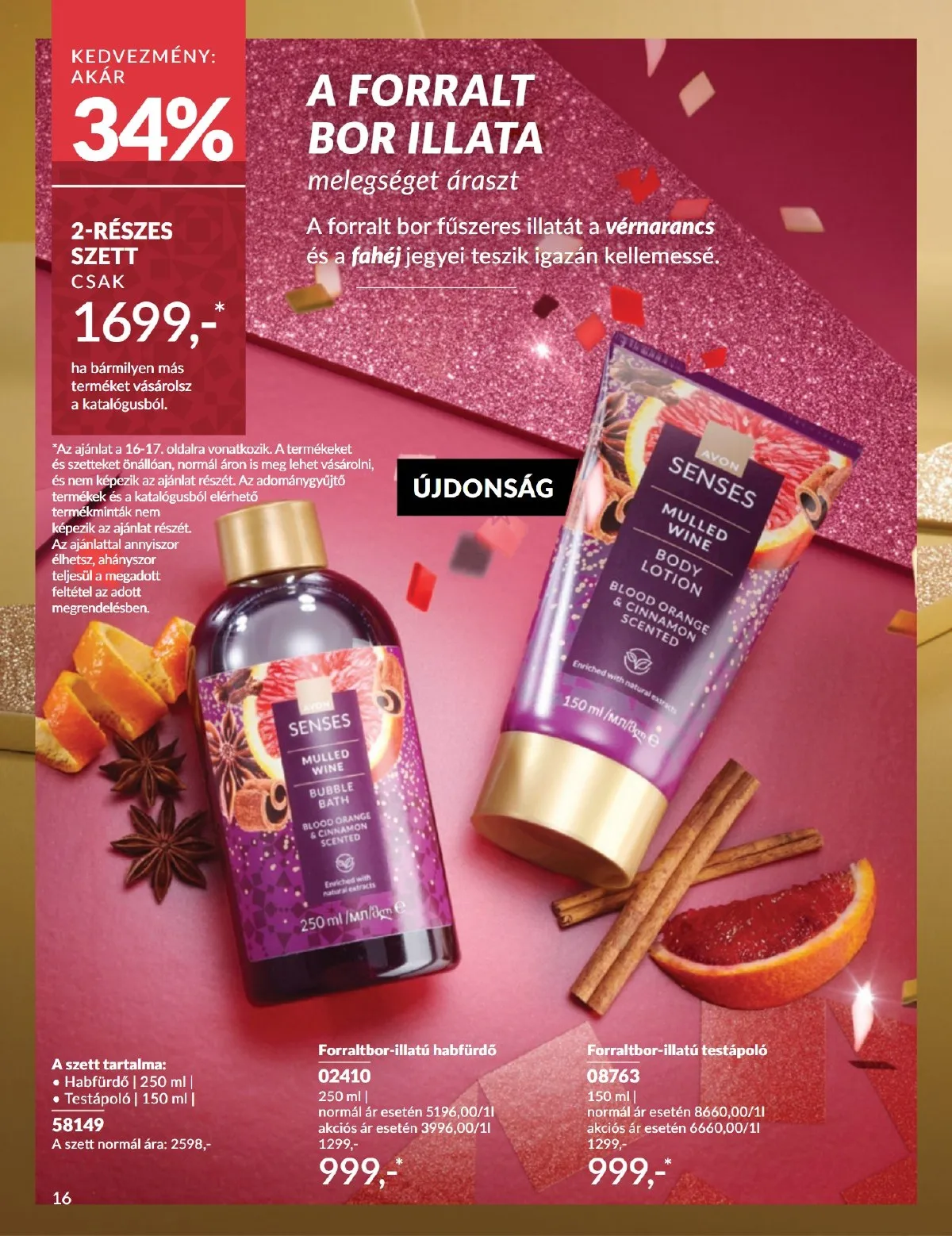 Avon akciós újság 11.01–11.30 – 16. oldal
