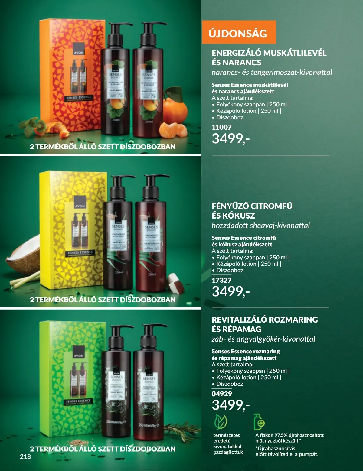 Avon akciós újság 11.01–11.30 – 218. oldal