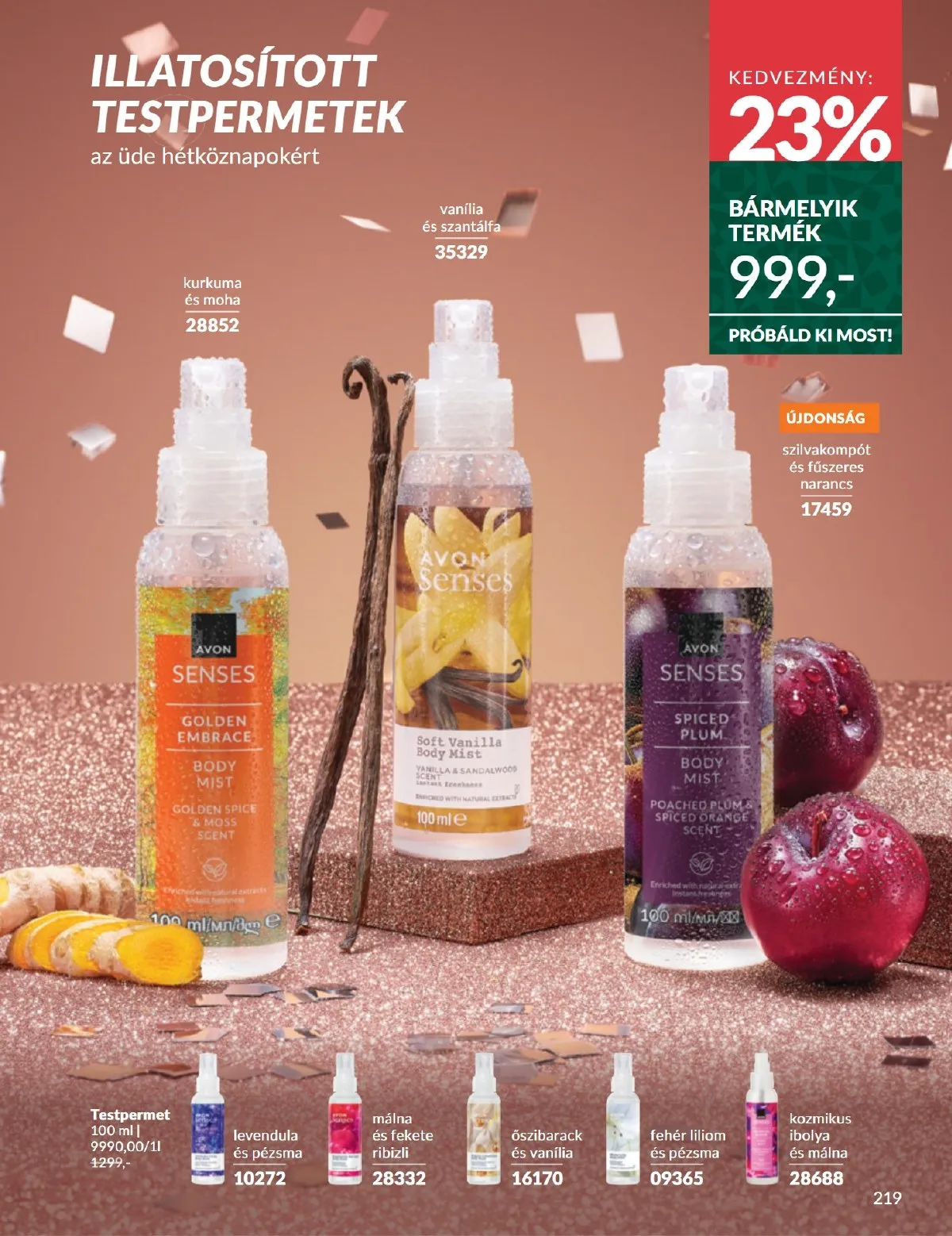 Avon akciós újság 11.01–11.30 – 219. oldal
