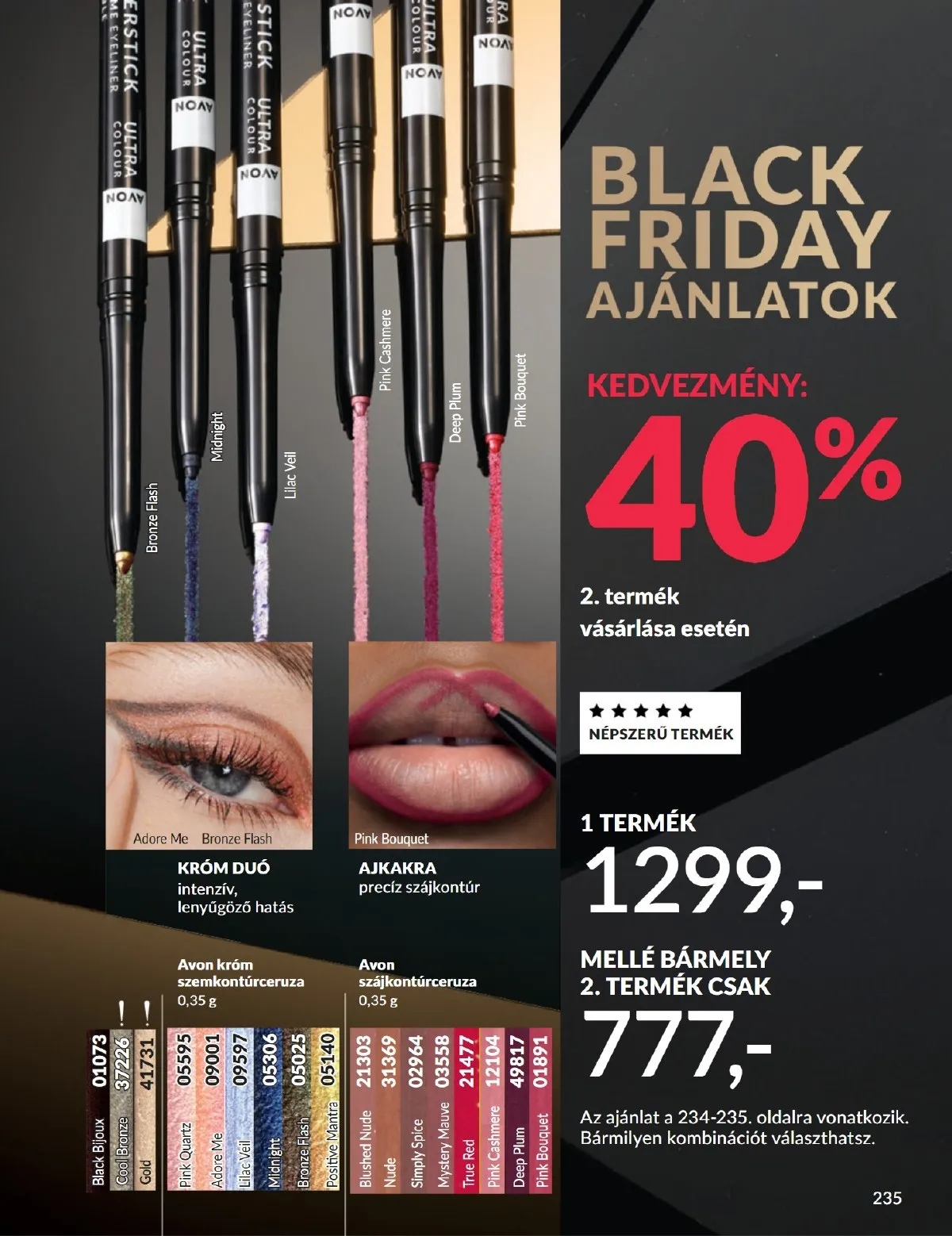 Avon akciós újság 11.01–11.30 – 235. oldal