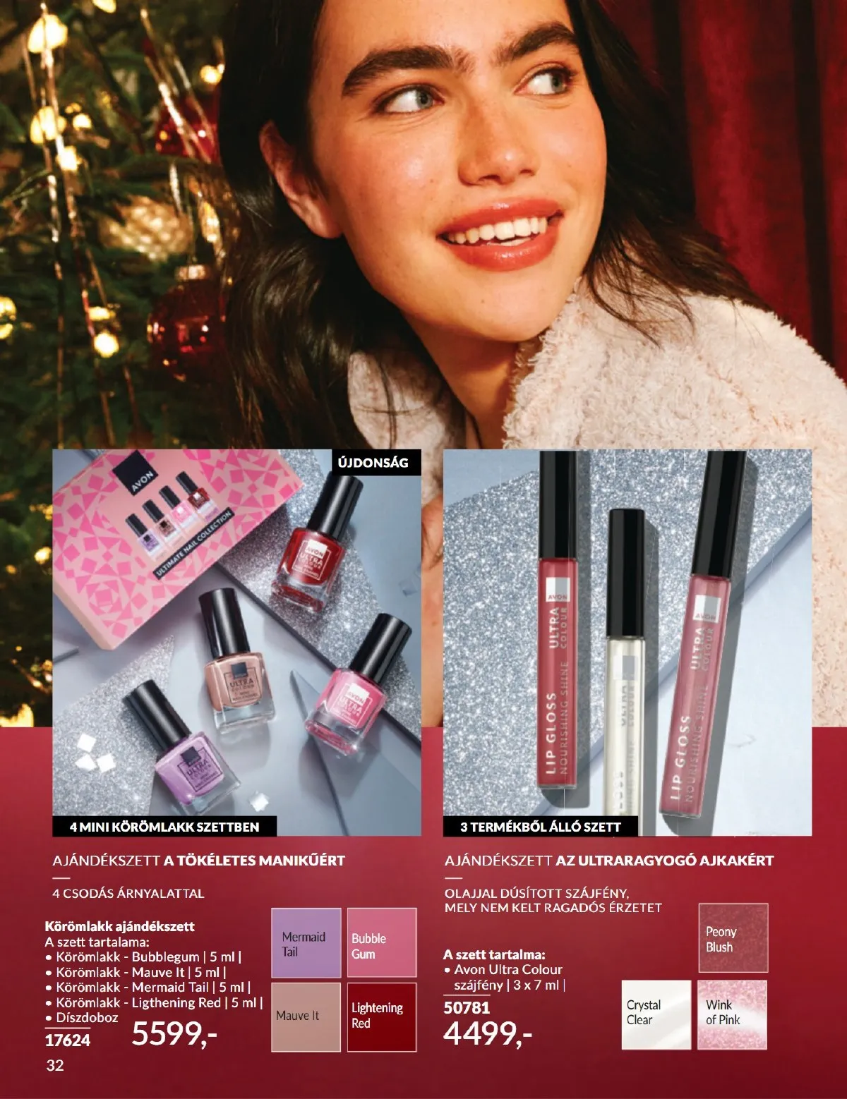 Avon akciós újság 11.01–11.30 – 32. oldal