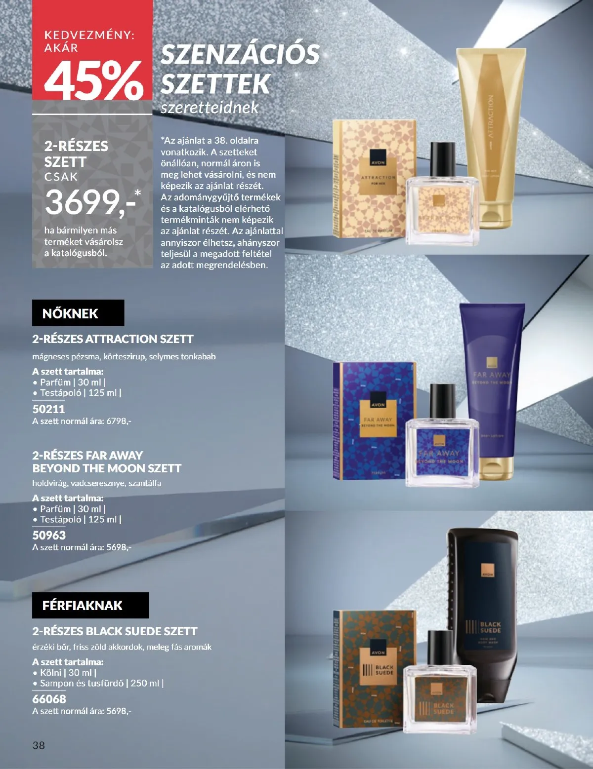 Avon akciós újság 11.01–11.30 – 38. oldal