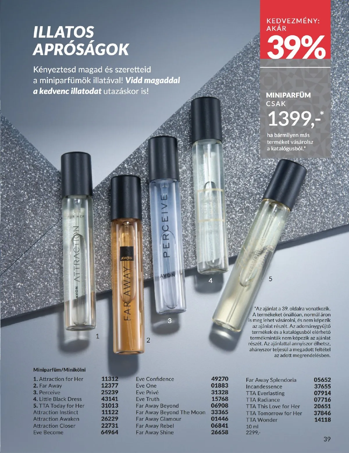 Avon akciós újság 11.01–11.30 – 39. oldal