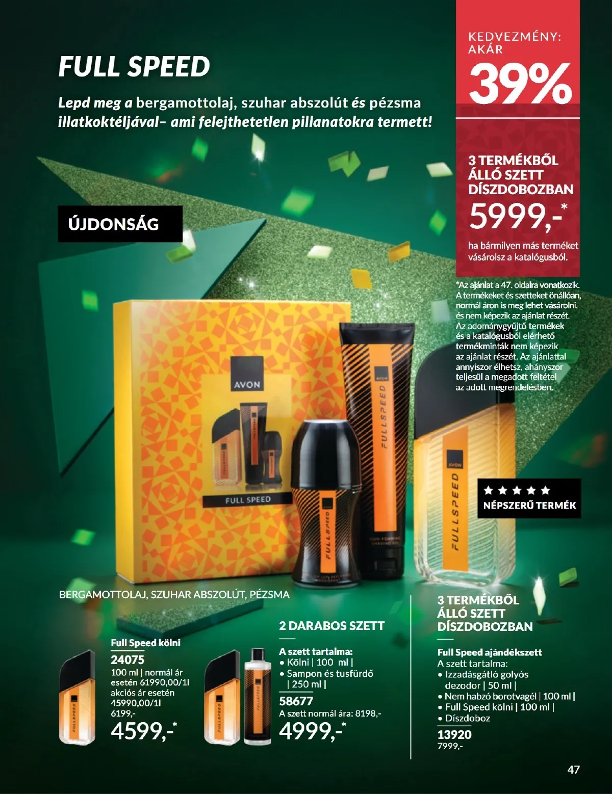 Avon akciós újság 11.01–11.30 – 47. oldal