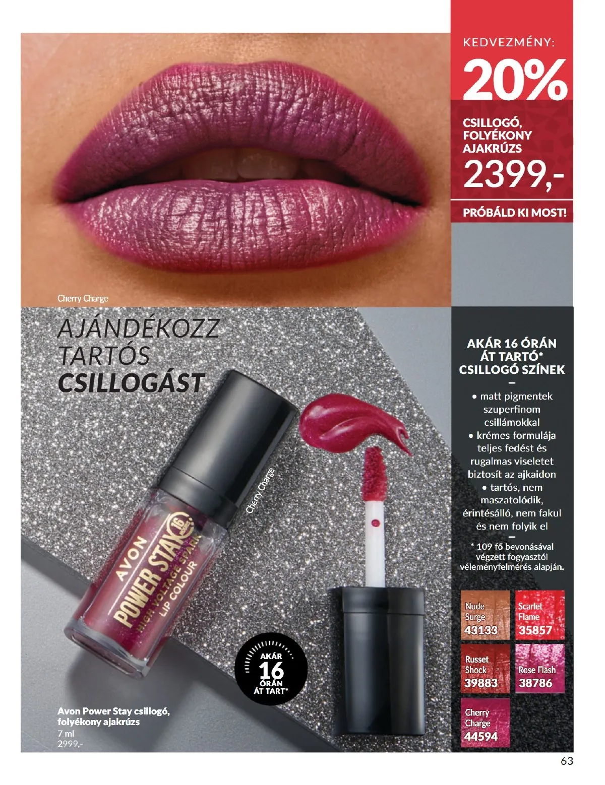 Avon akciós újság 11.01–11.30 – 63. oldal