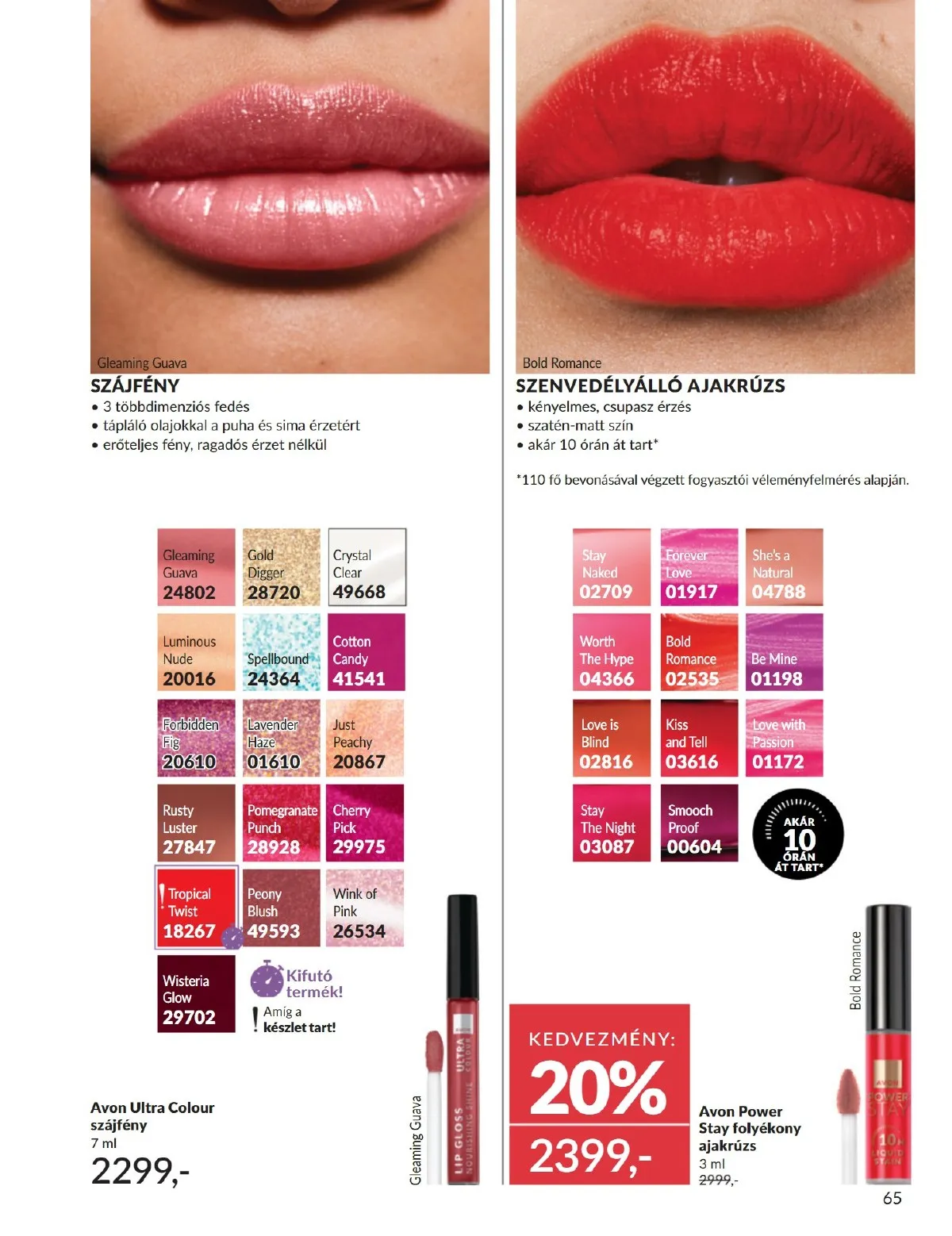 Avon akciós újság 11.01–11.30 – 65. oldal