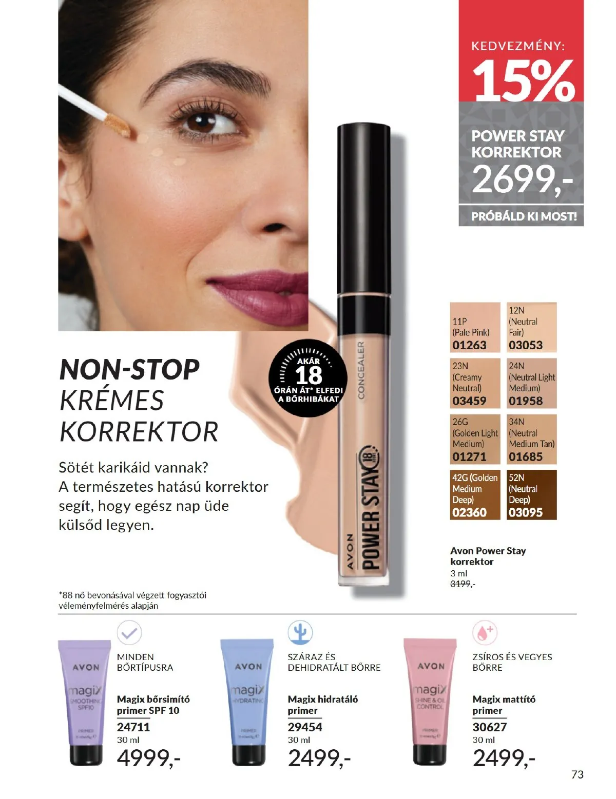 Avon akciós újság 11.01–11.30 – 73. oldal