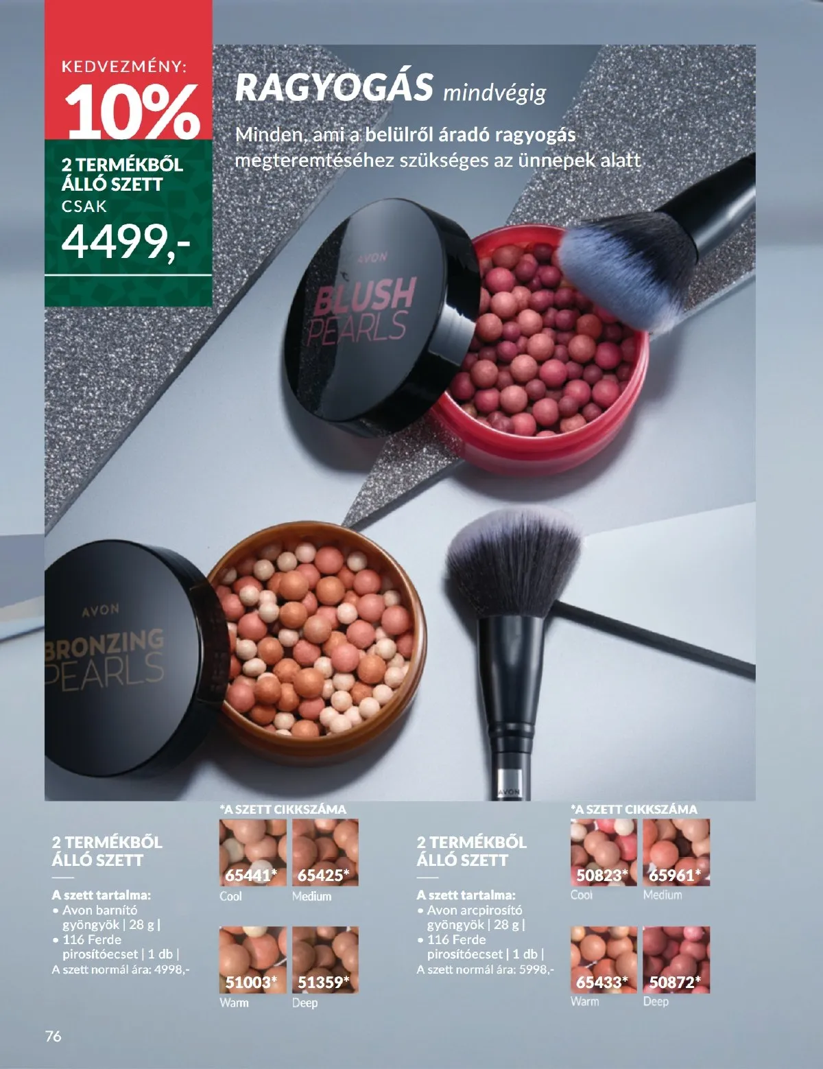 Avon akciós újság 11.01–11.30 – 76. oldal