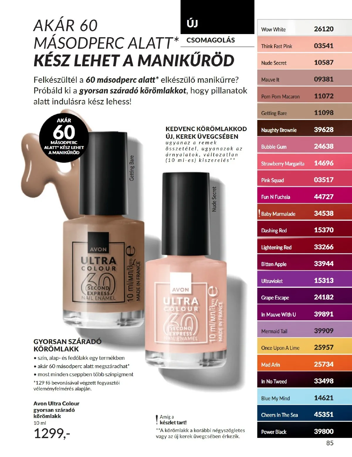 Avon akciós újság 11.01–11.30 – 85. oldal