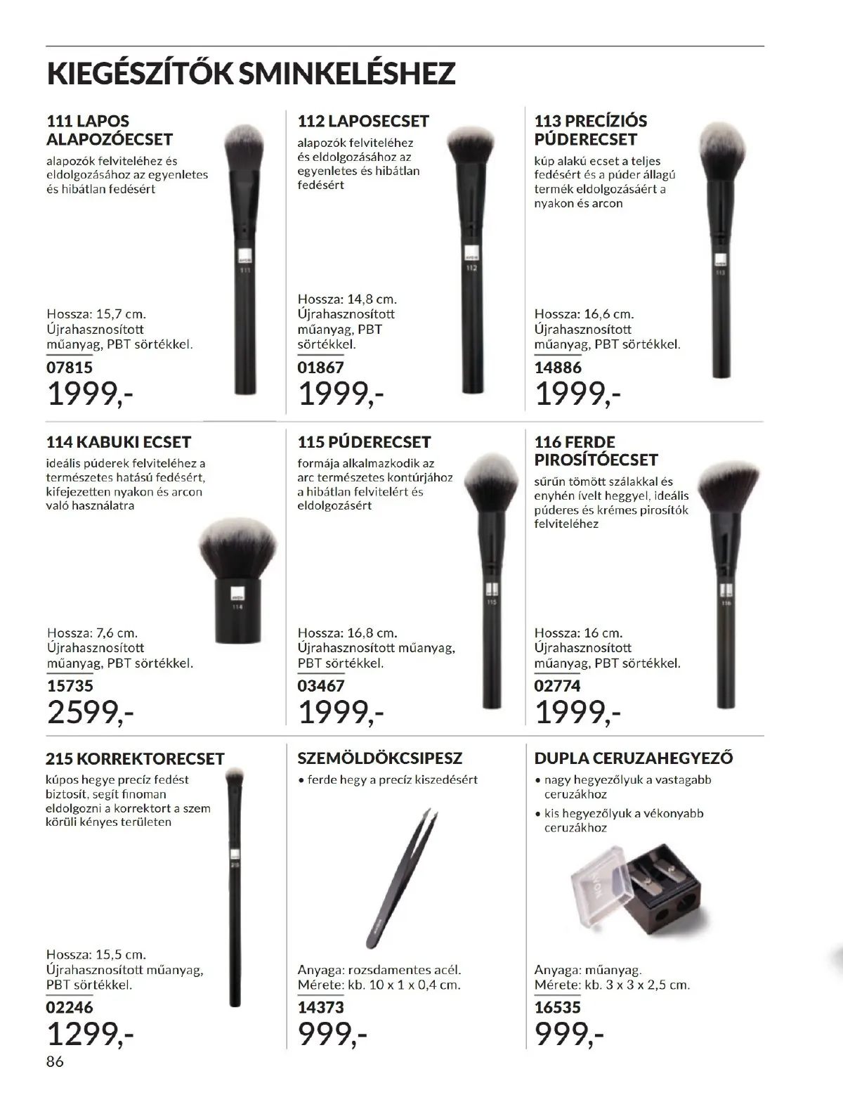 Avon akciós újság 11.01–11.30 – 86. oldal