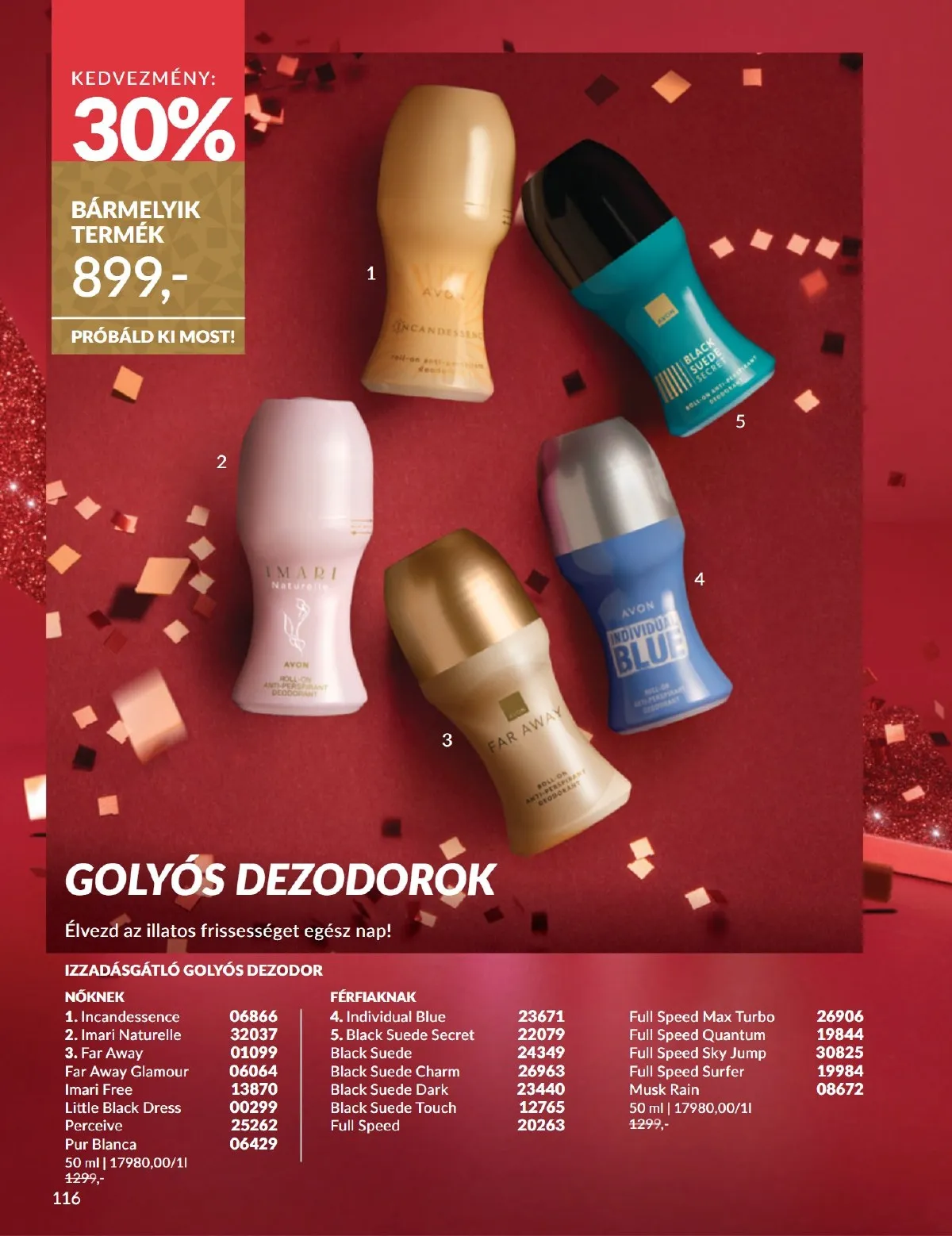 Avon akciós újság 12.01–12.31 – 116. oldal