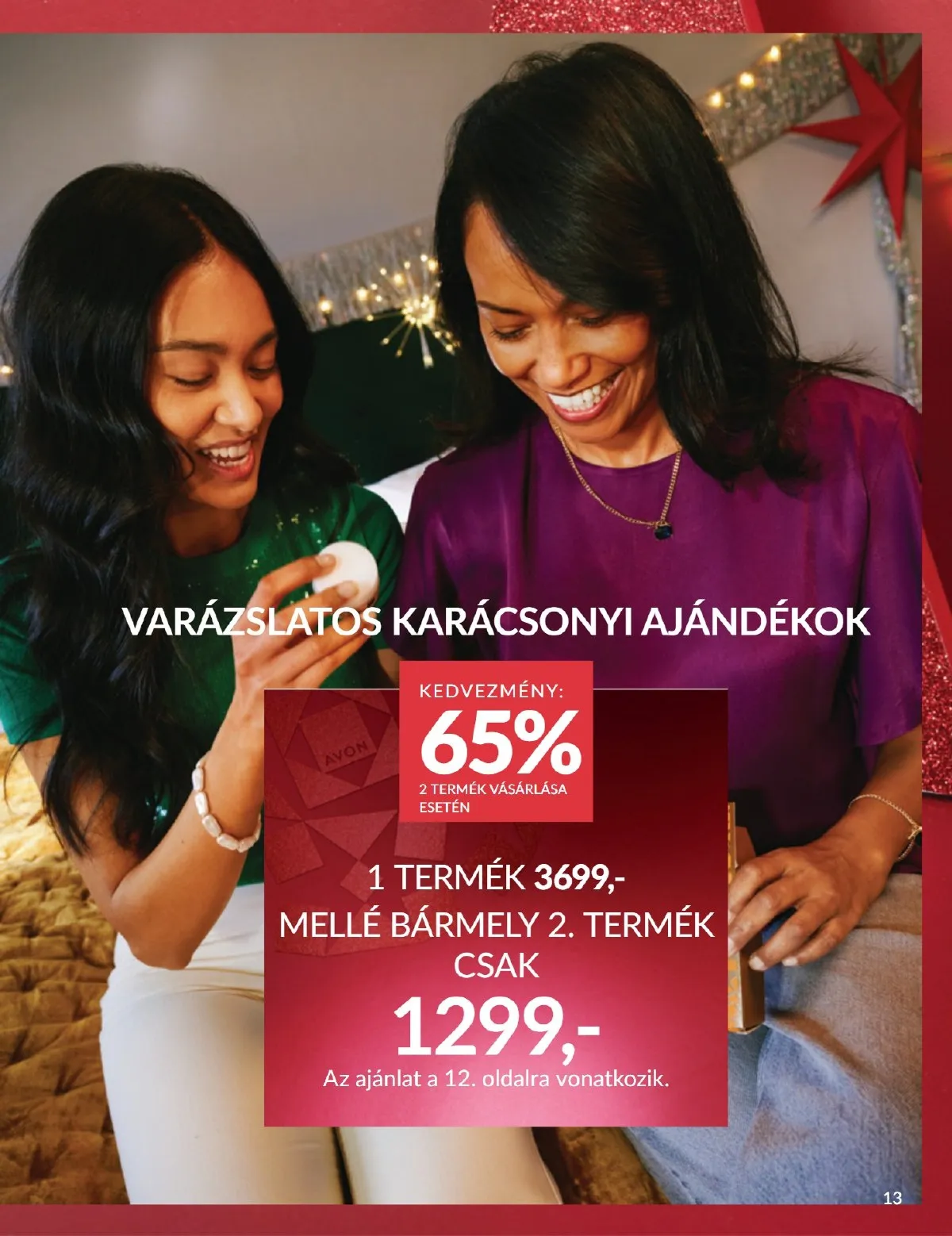 Avon akciós újság 12.01–12.31 – 13. oldal
