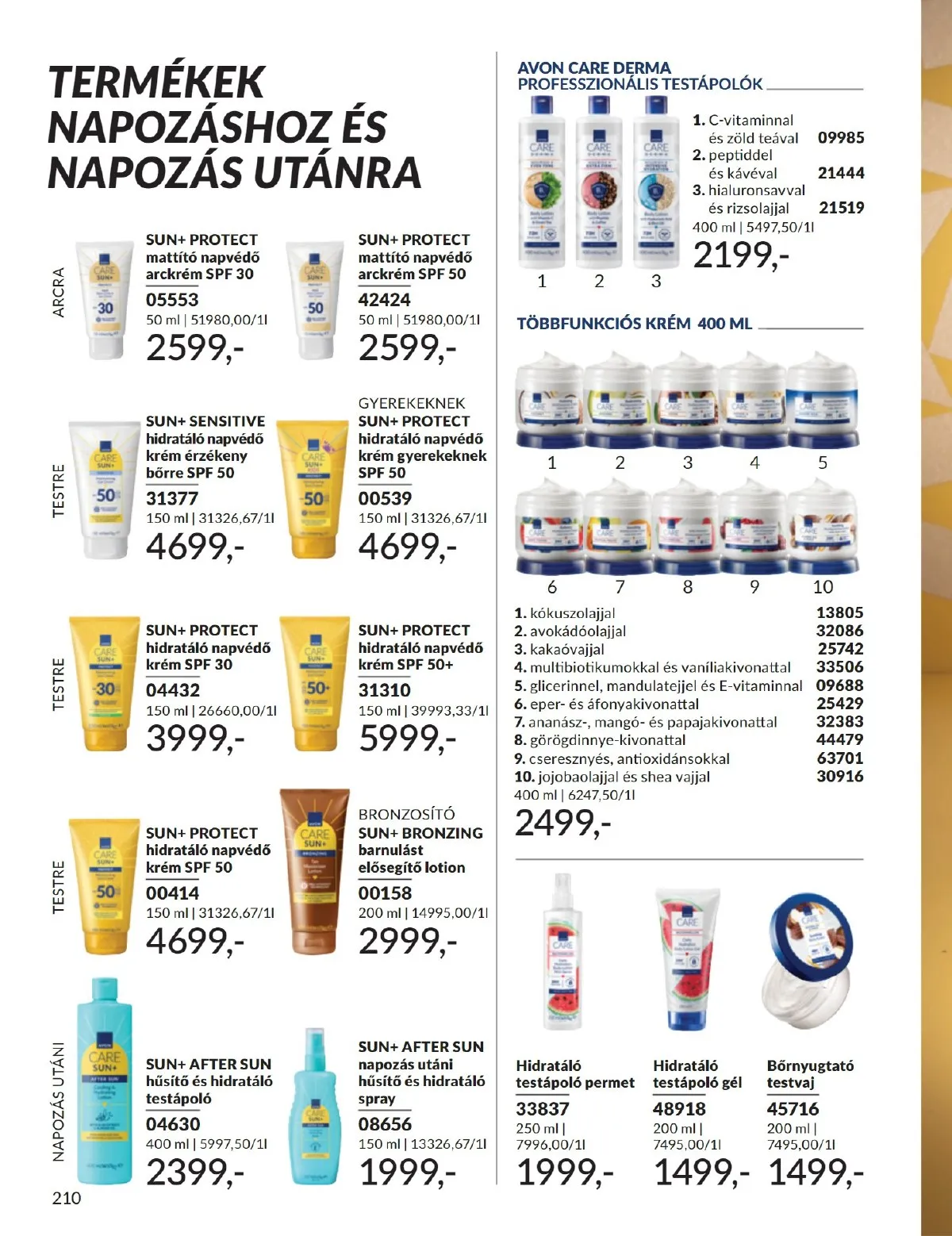 Avon akciós újság 12.01–12.31 – 210. oldal