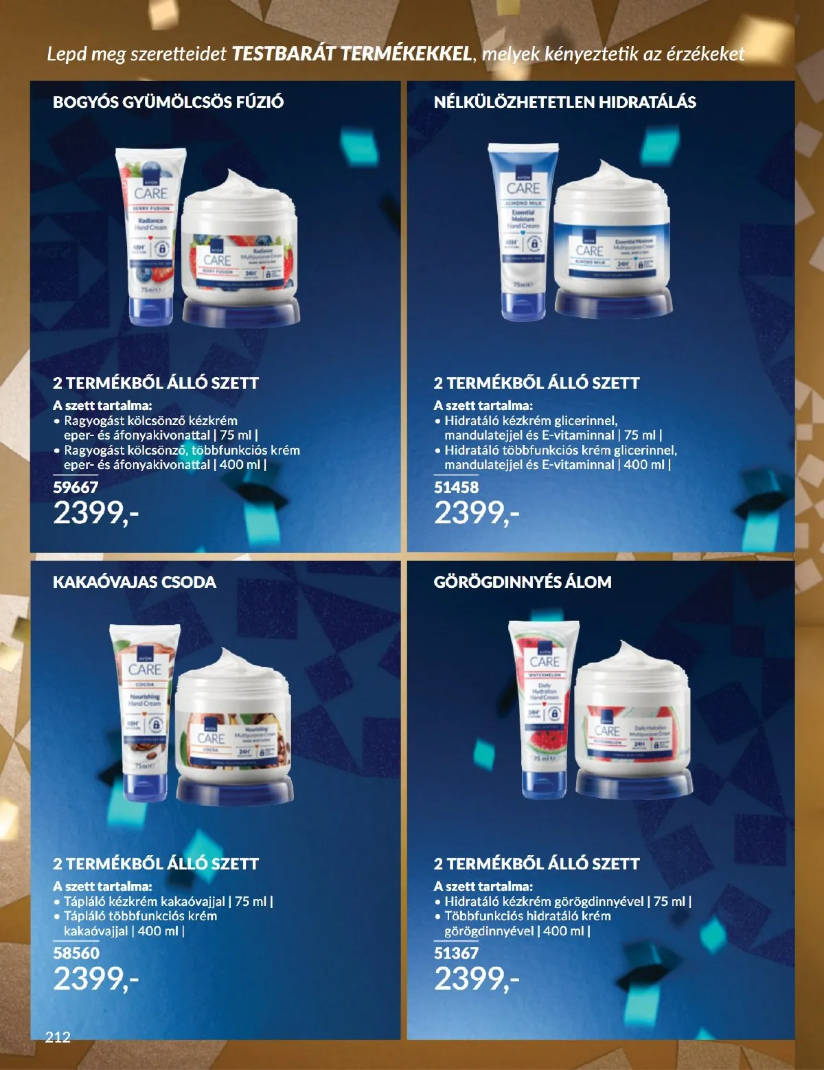 Avon akciós újság 12.01–12.31 – 212. oldal