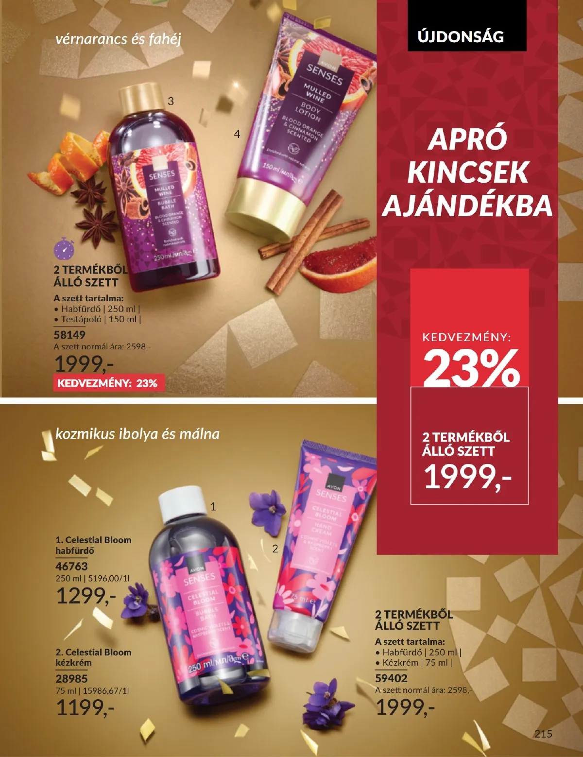 Avon akciós újság 12.01–12.31 – 215. oldal