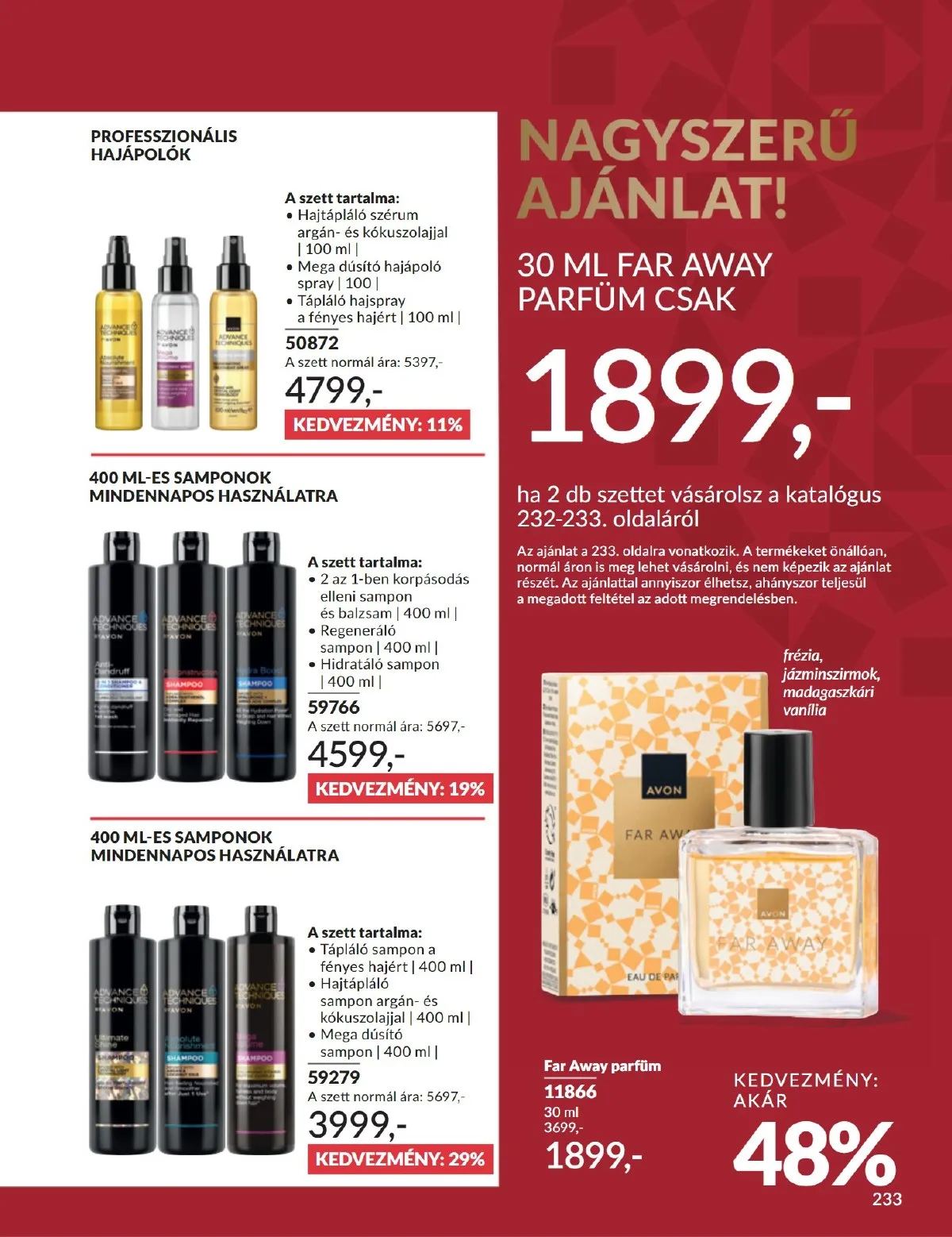 Avon akciós újság 12.01–12.31 – 233. oldal