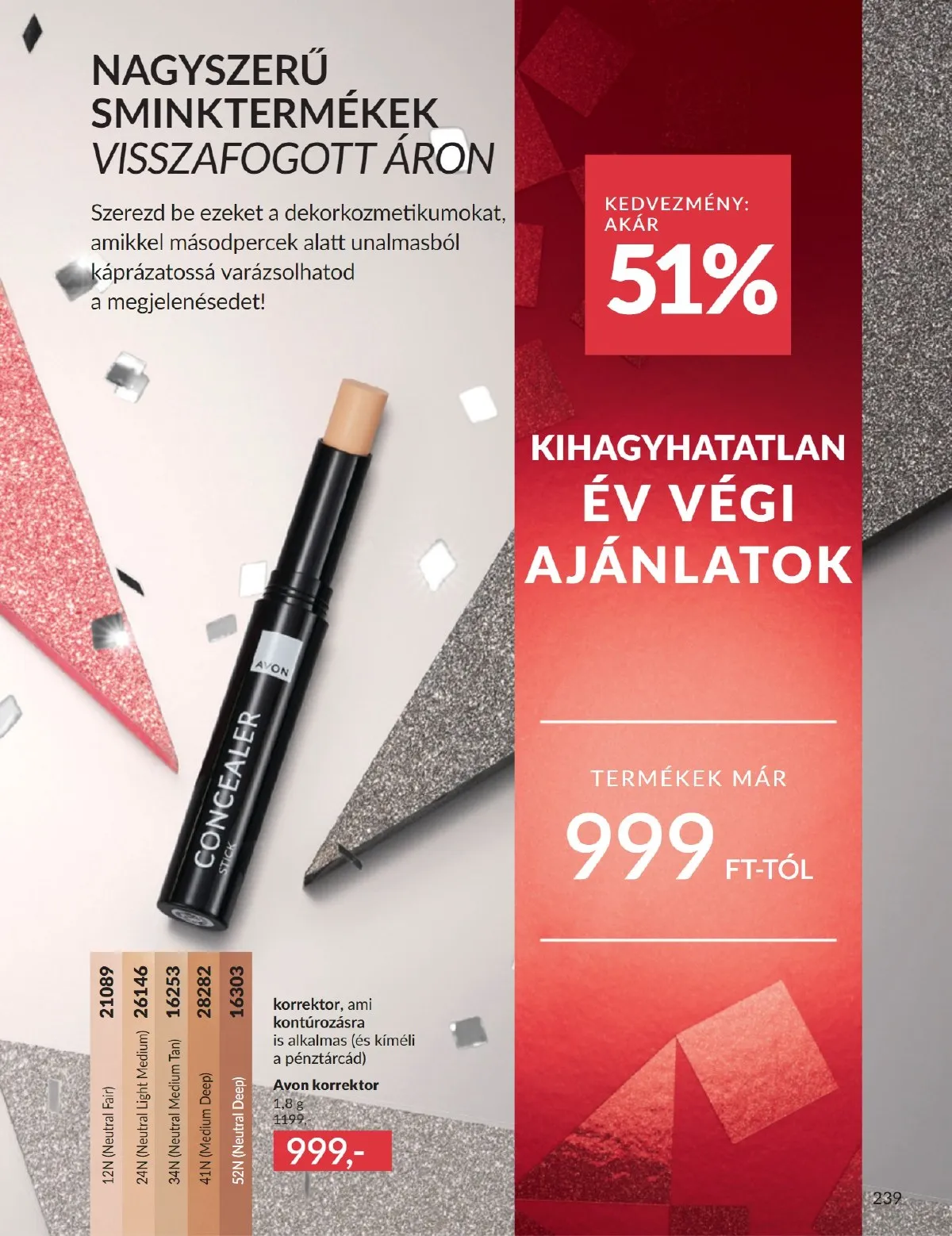 Avon akciós újság 12.01–12.31 – 239. oldal