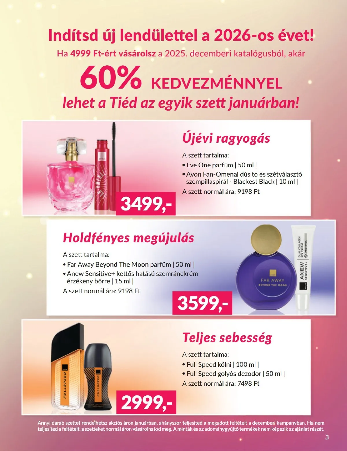 Avon akciós újság 12.01–12.31 – 3. oldal